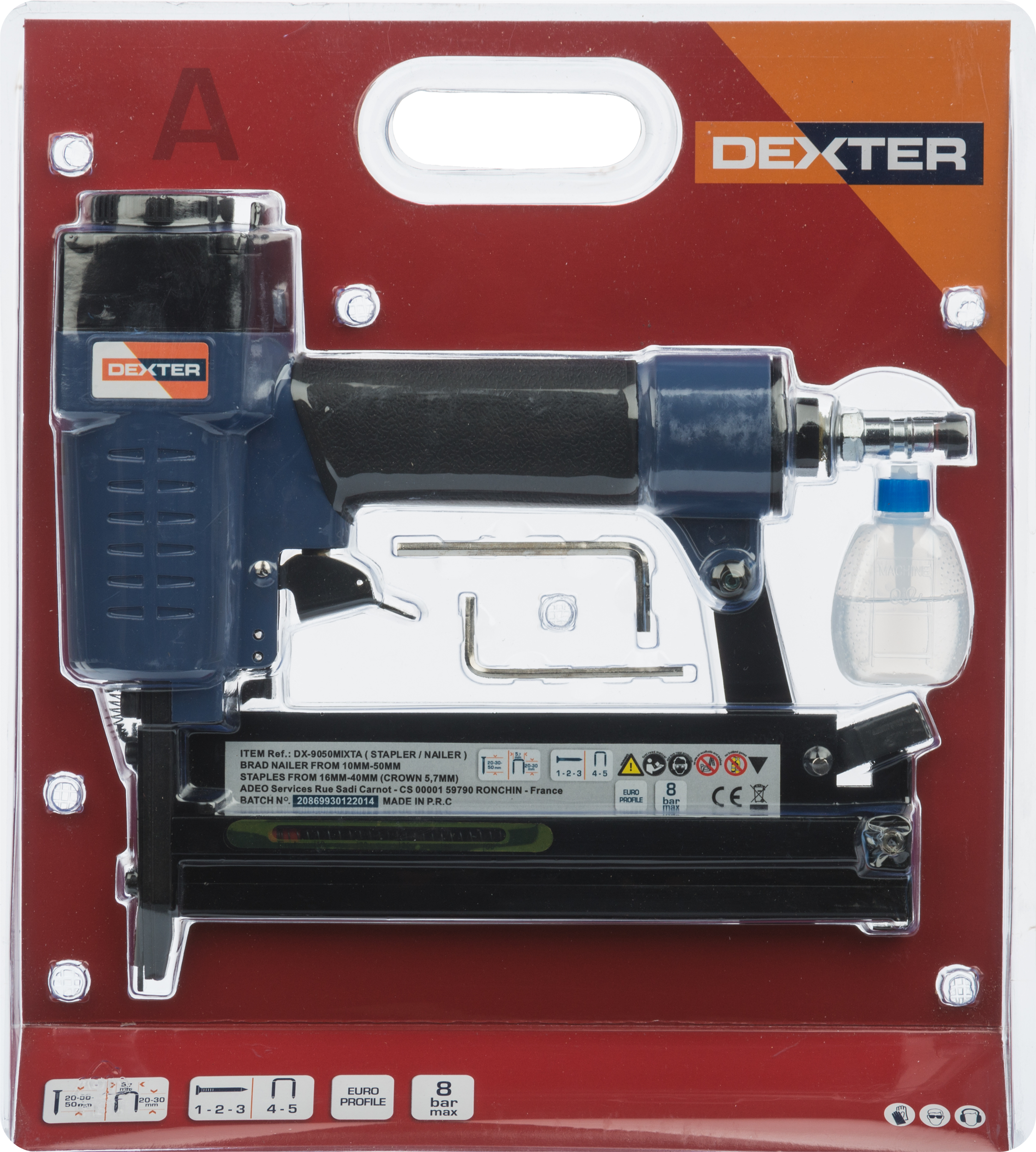 Zszywacz pneumatyczny TYP 90 3 - 7B 40 L / min DX-90/50 MIXTA DEXTER - 3
