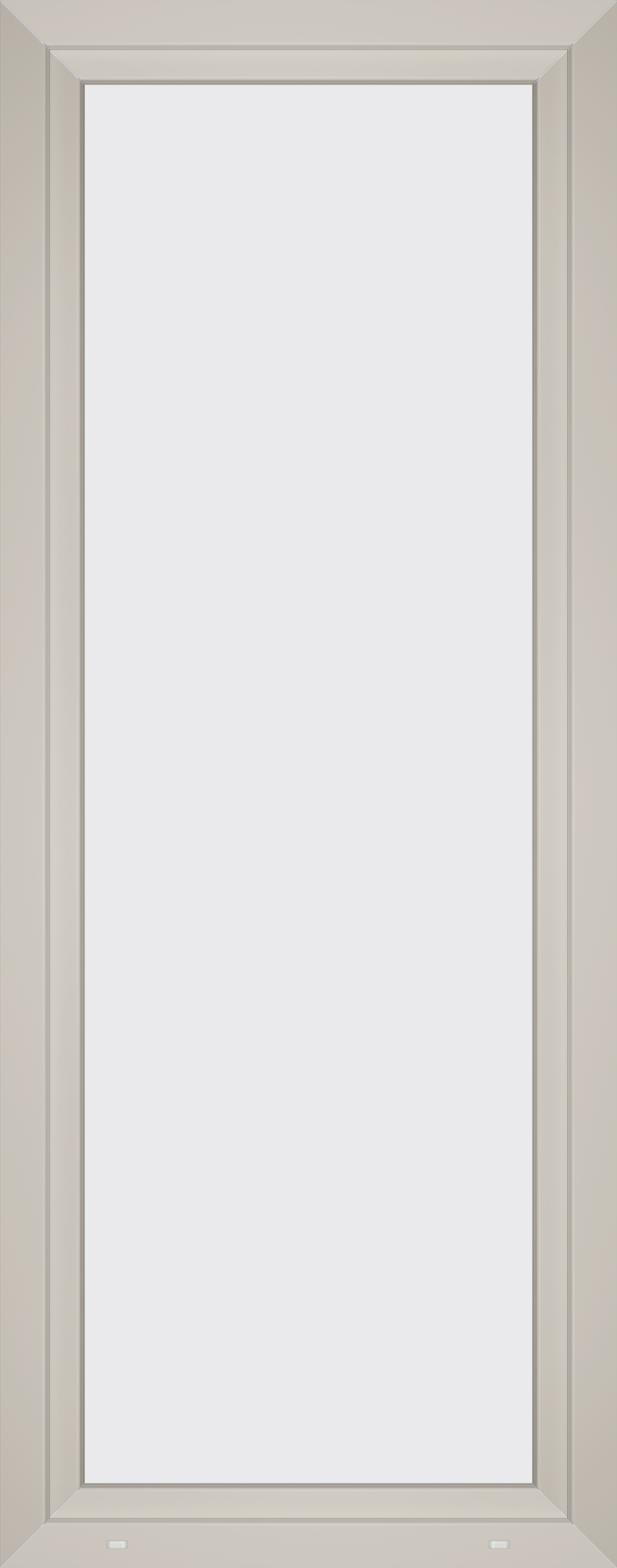 Okno PCV 3-szybowe balkonowe 85/OB5 białe 865x2195 mm otwierane do wewnątrz prawe