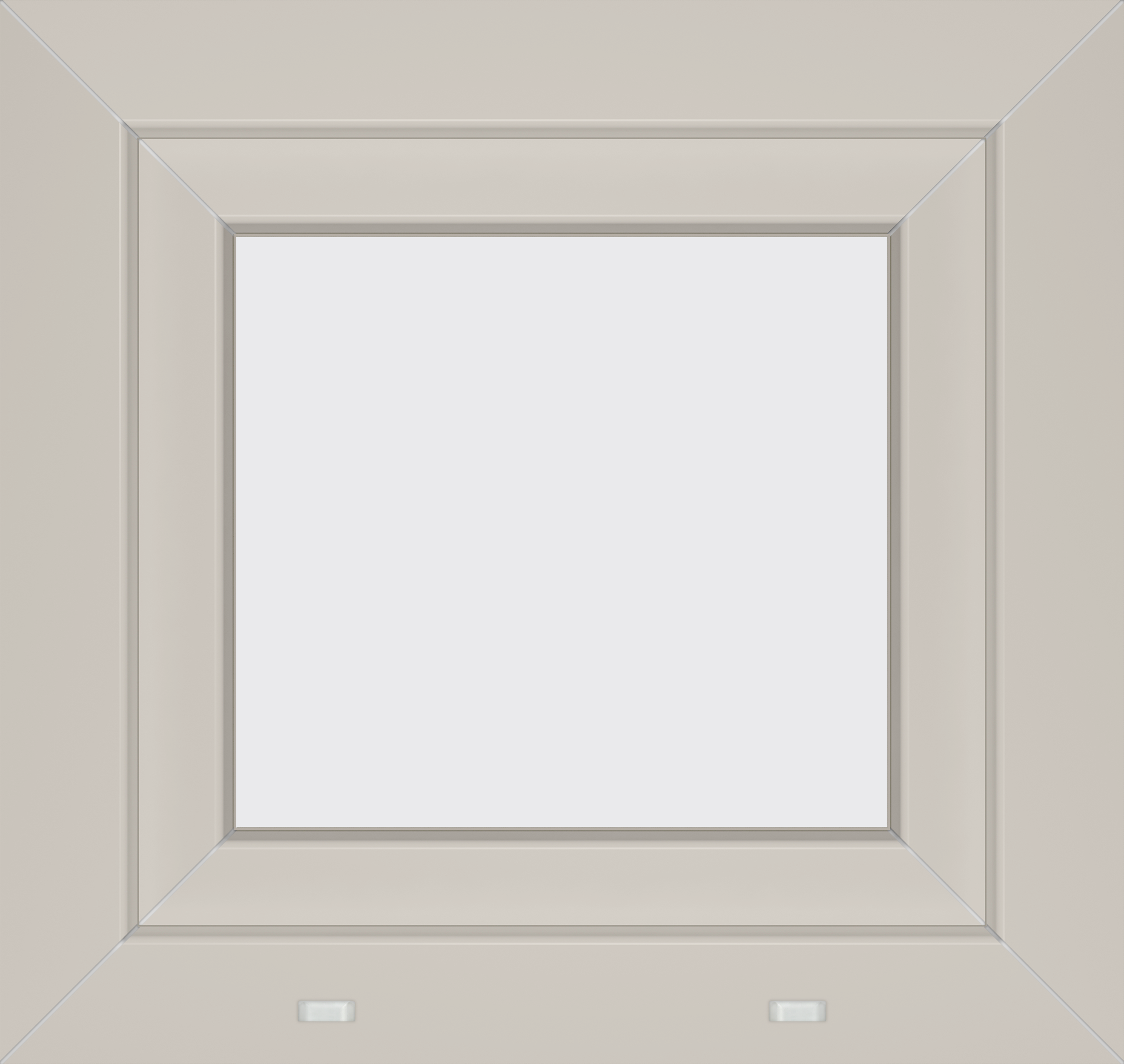 Okno PCV 3-szybowe fasadowe 85/O1 białe 565x535 mm uchylne do wewnątrz