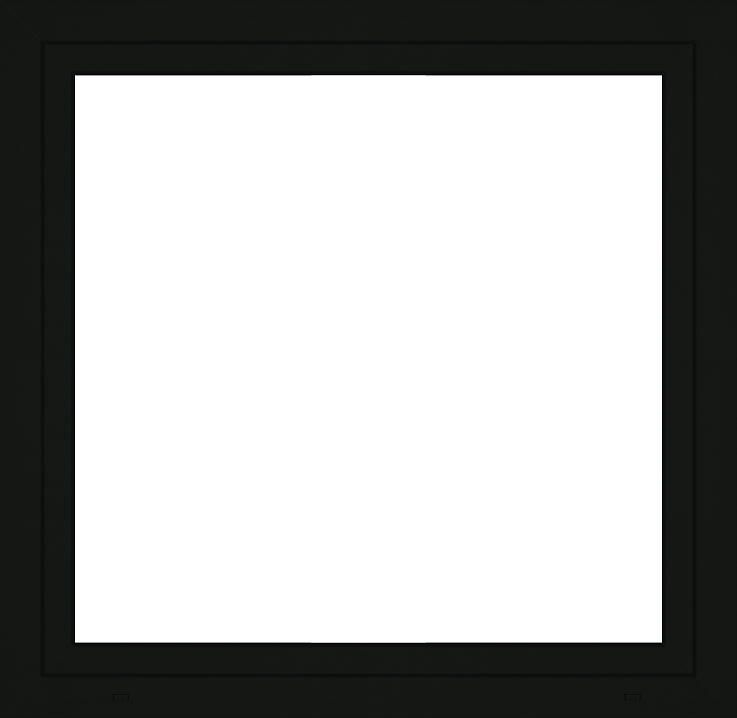 Okno PCV 3-szybowe fasadowe 85/O17 antracyt 1165x1135 mm otwierane do wewnątrz lewe