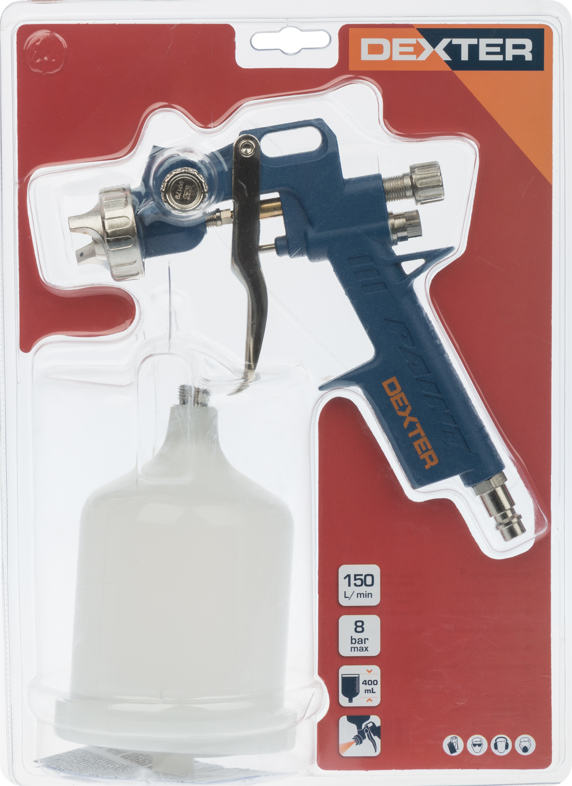 Pistolet do malowania natryskowego górny 150 L / min NYCA VI DEXTER - 2