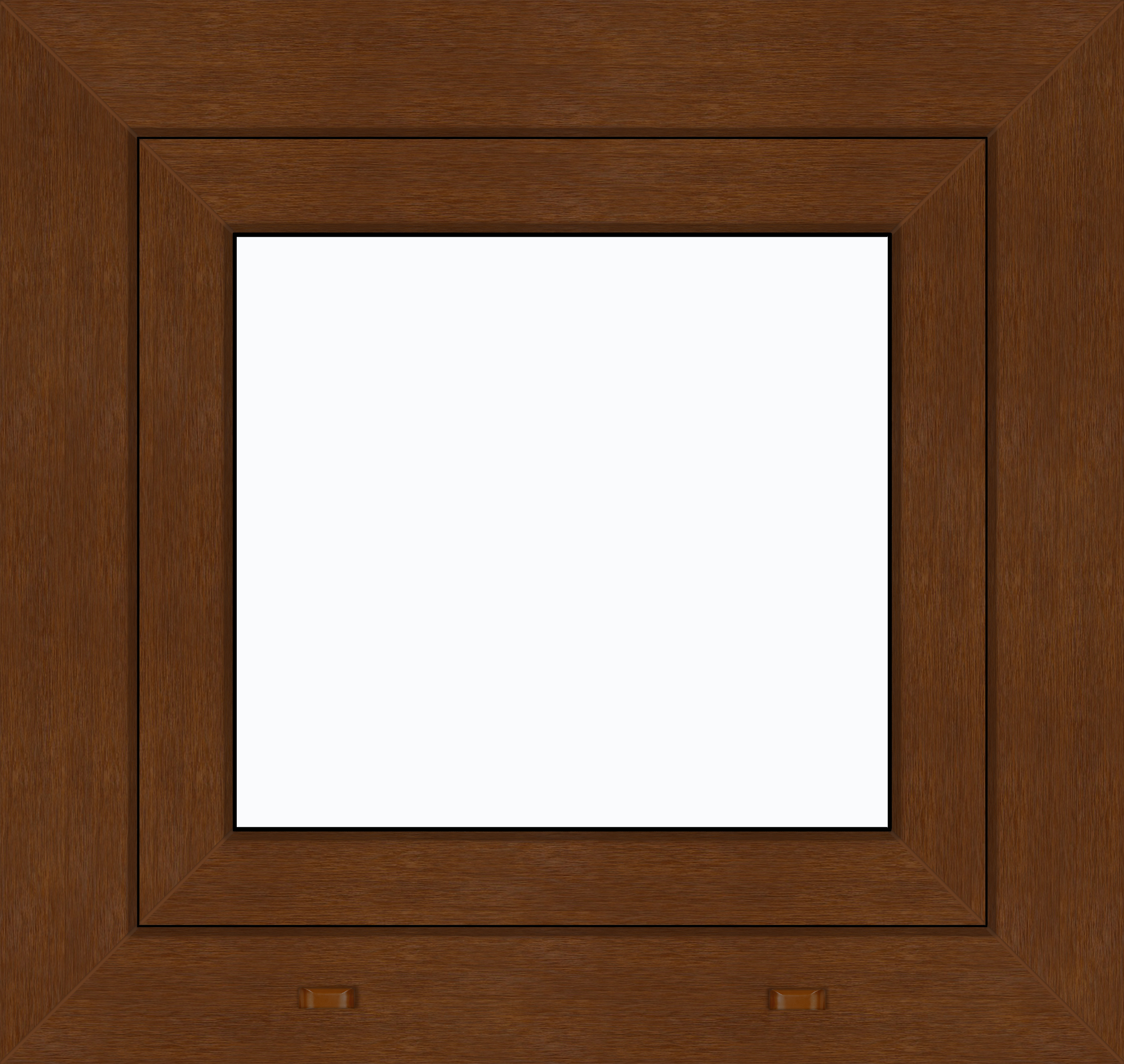 Okno PCV 3-szybowe fasadowe 85/O1 złoty dąb 565x535 mm uchylne do wewnątrz