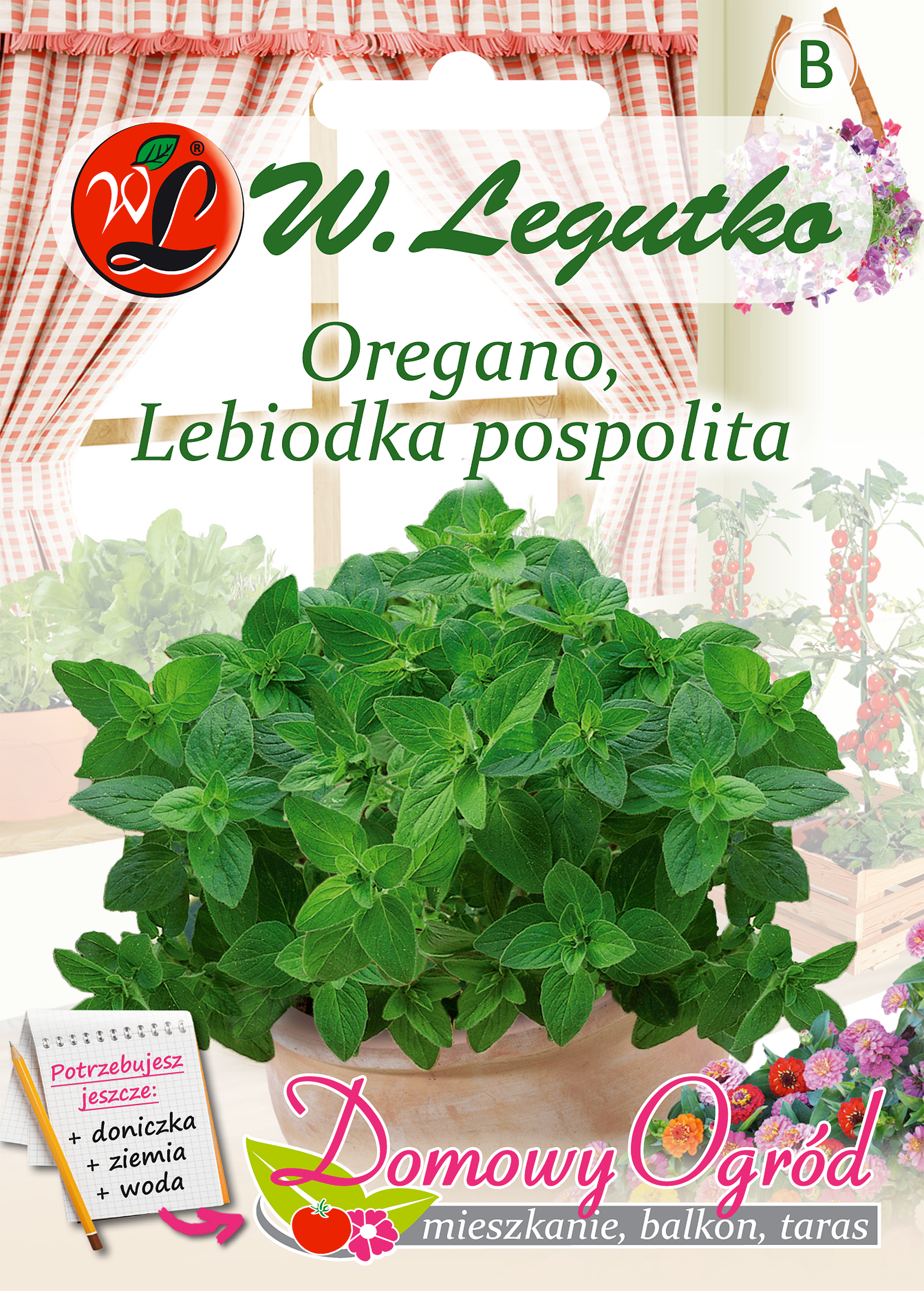 Oregano Lebiodka pospolita nasiona tradycyjne W. Legutko