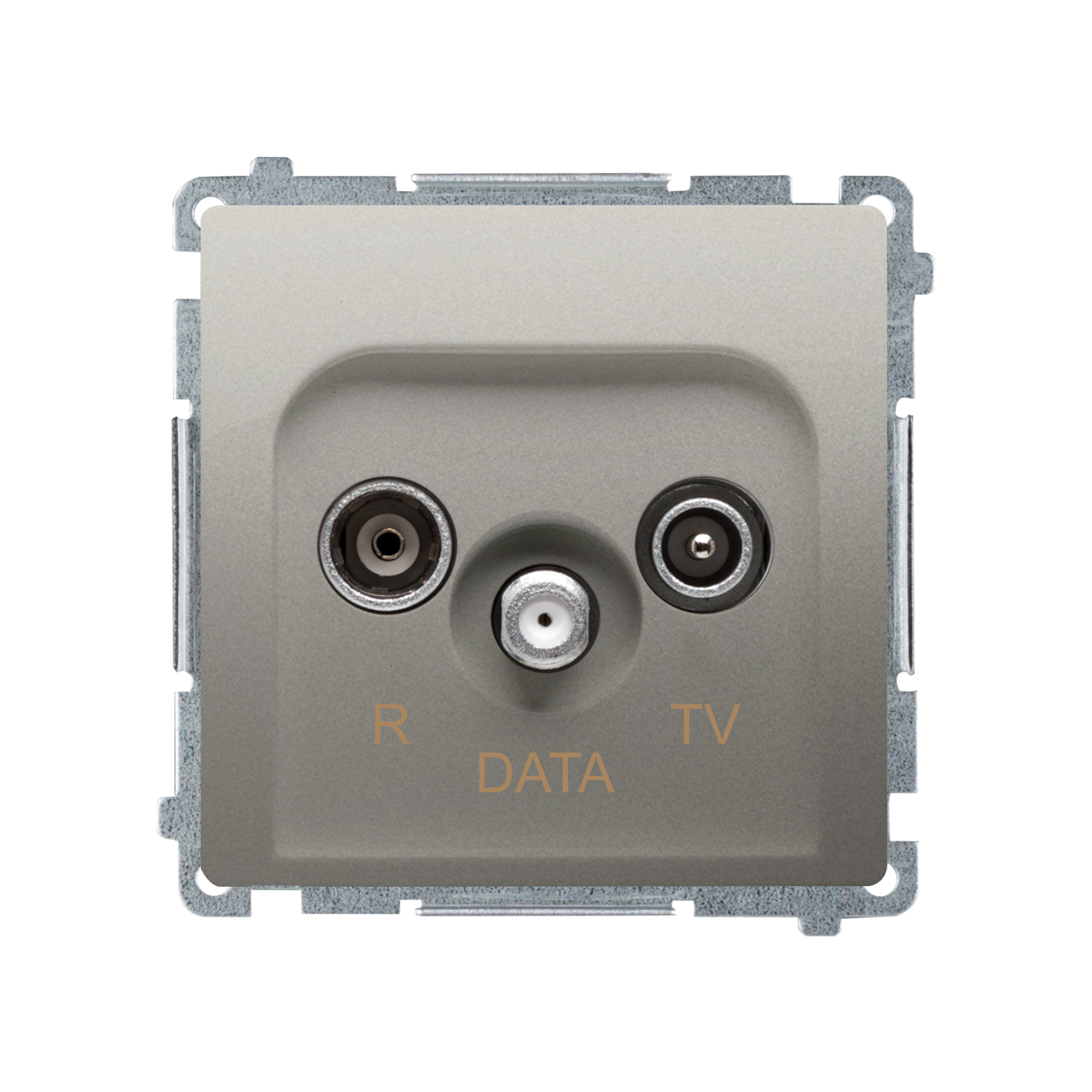 Gniazdo RTV DATA BASIC MODUŁ Srebrny KONTAKT SIMON