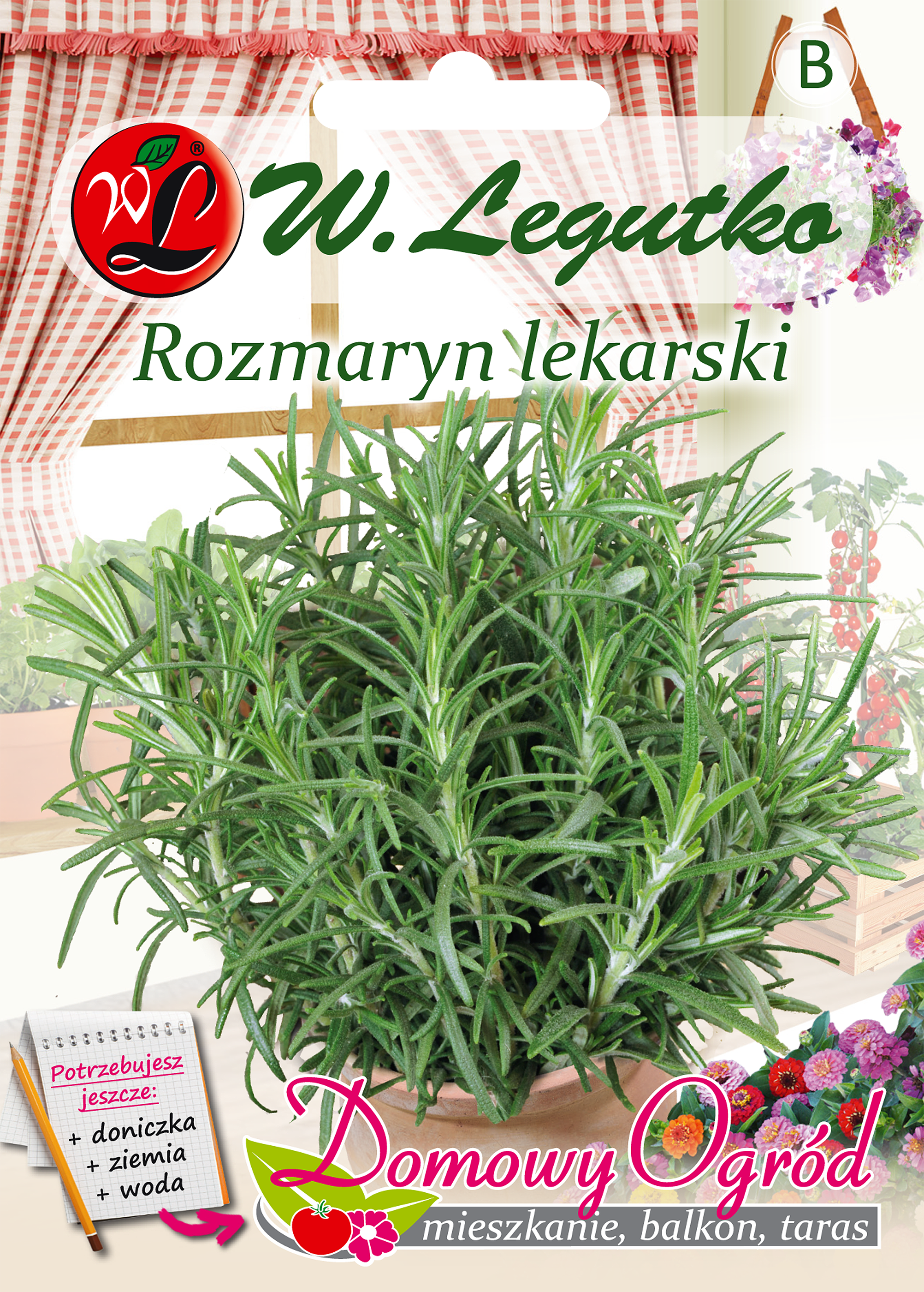 Rozmaryn lekarski nasiona tradycyjne W. Legutko