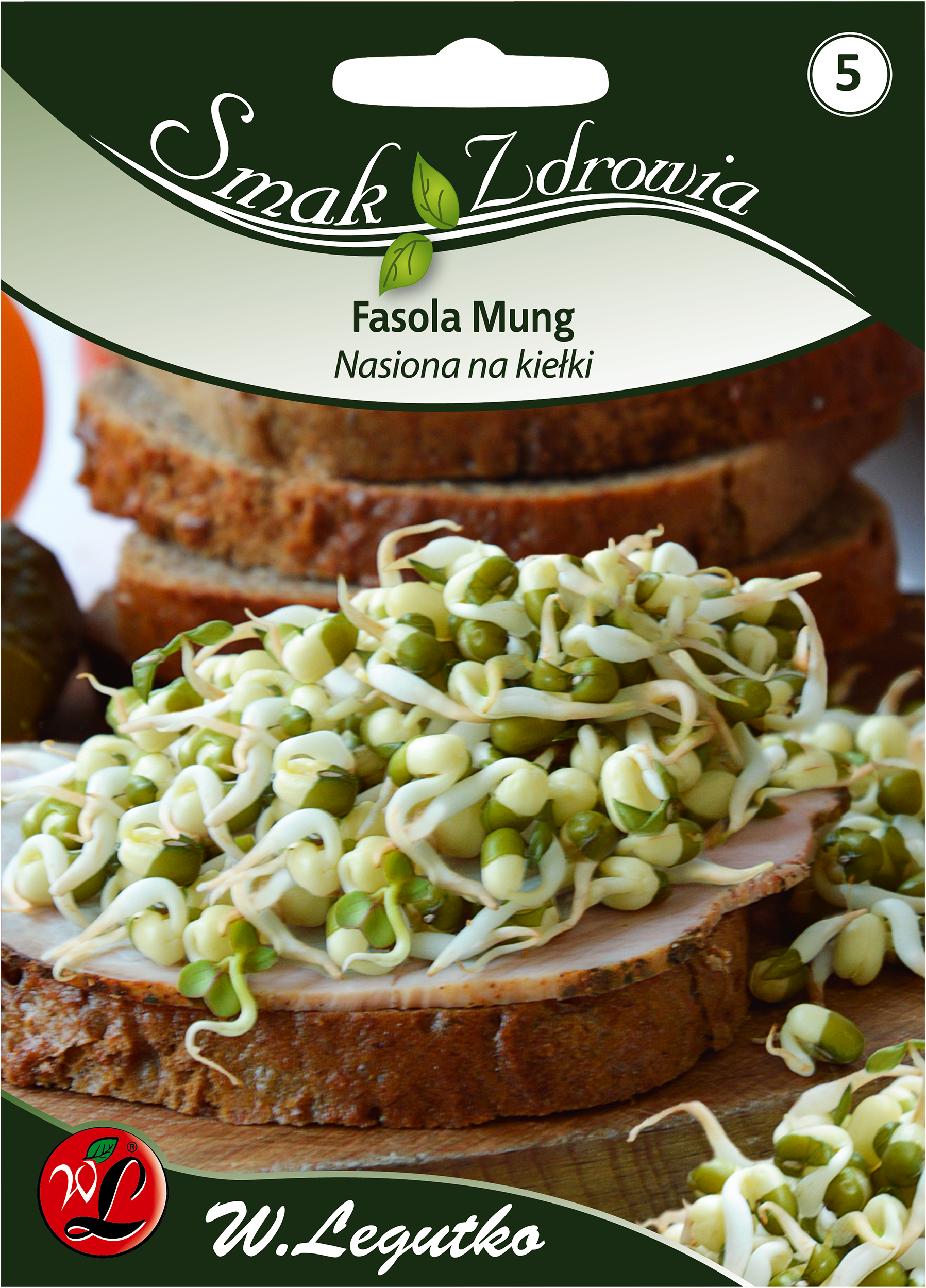 Fasola Mung nasiona na kiełki 40g W. Legutko