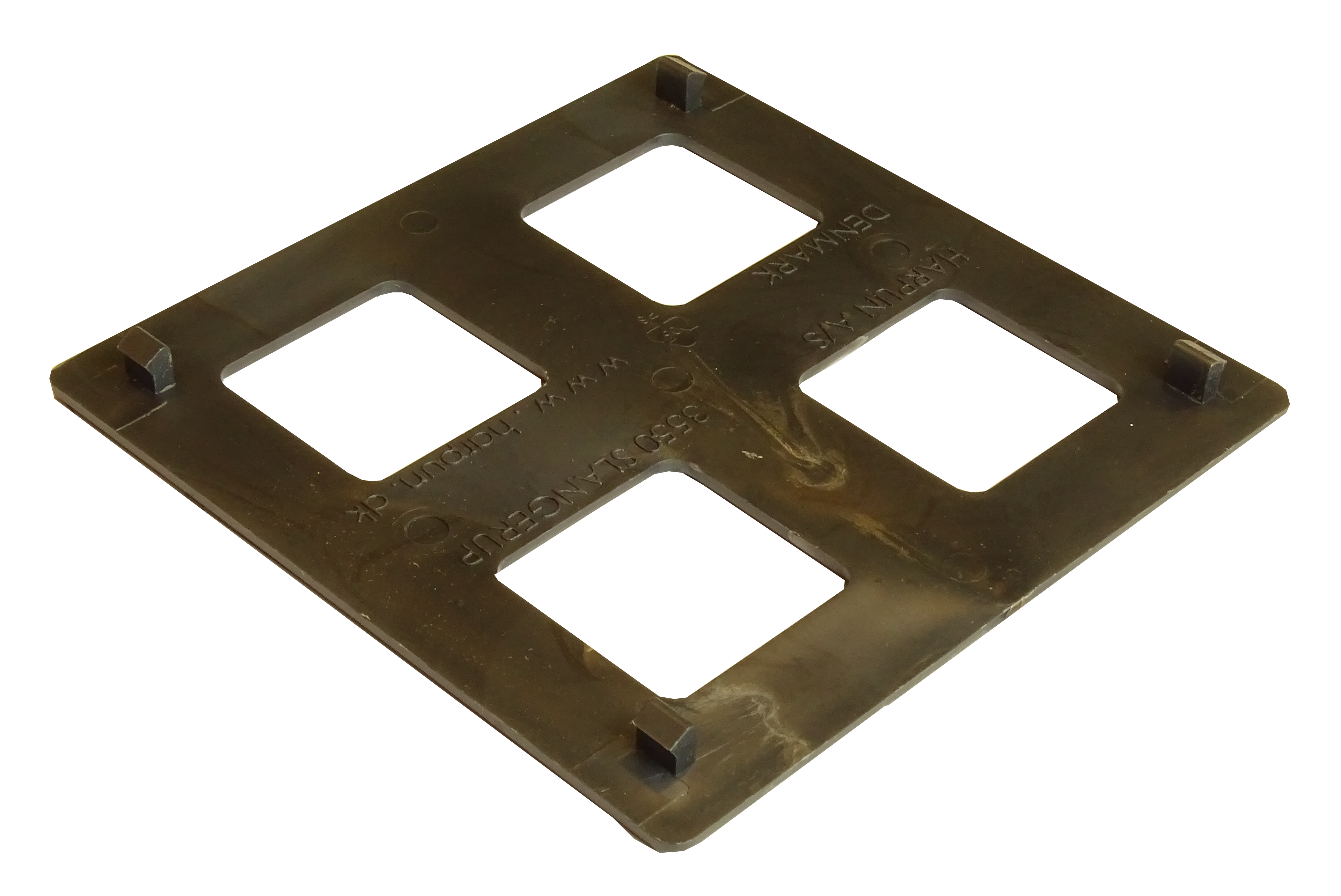 Podkładka gumowa wzmocniona 110x110 mm Harpun HD-10