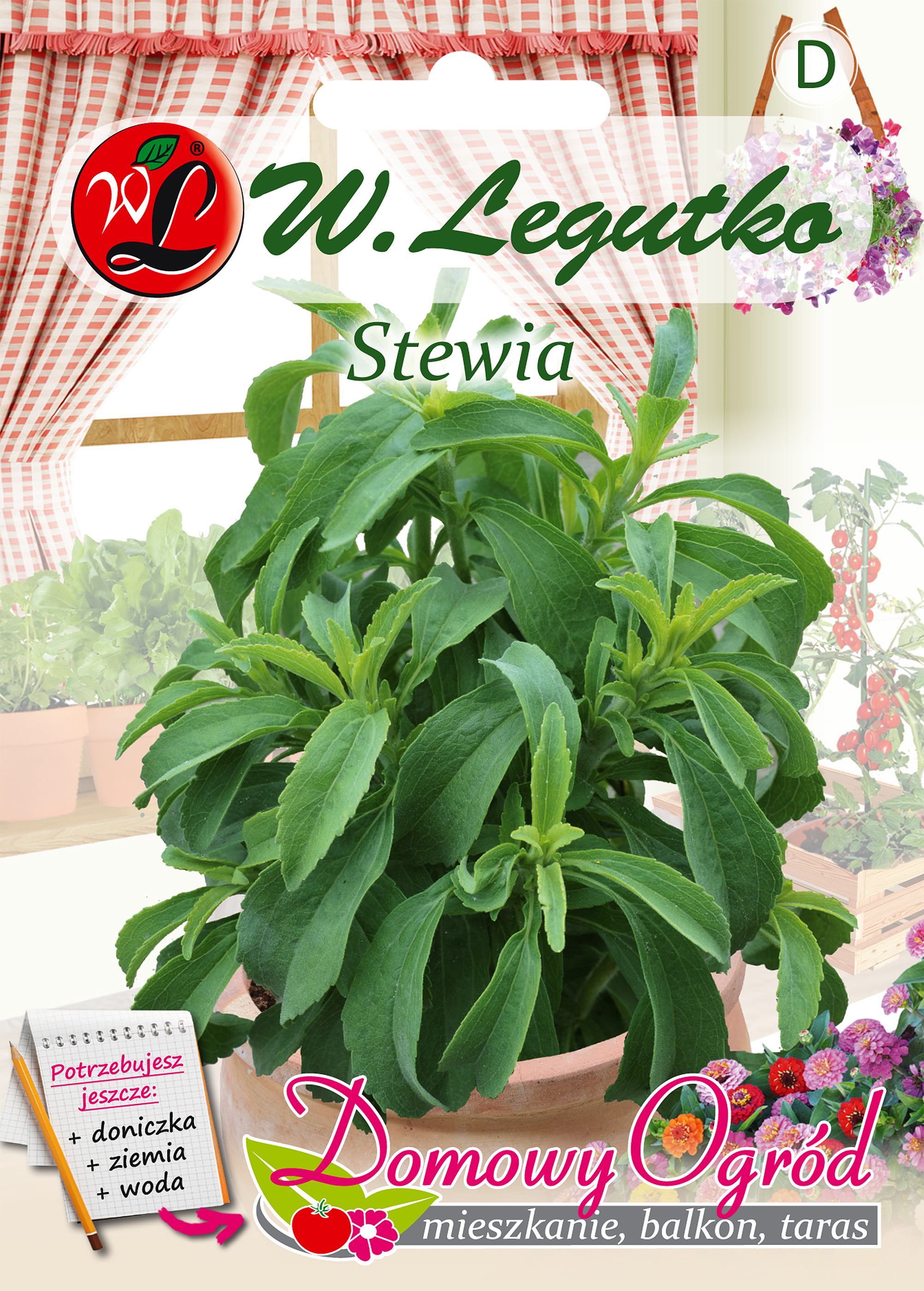 Stewia 'Sweetheart' nasiona tradycyjne W. Legutko