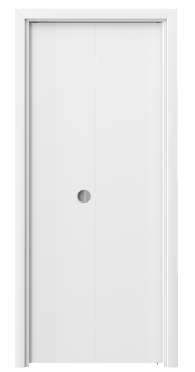 Drzwi wewnętrzne łamane pełne Beta białe 80 prawe Porta
