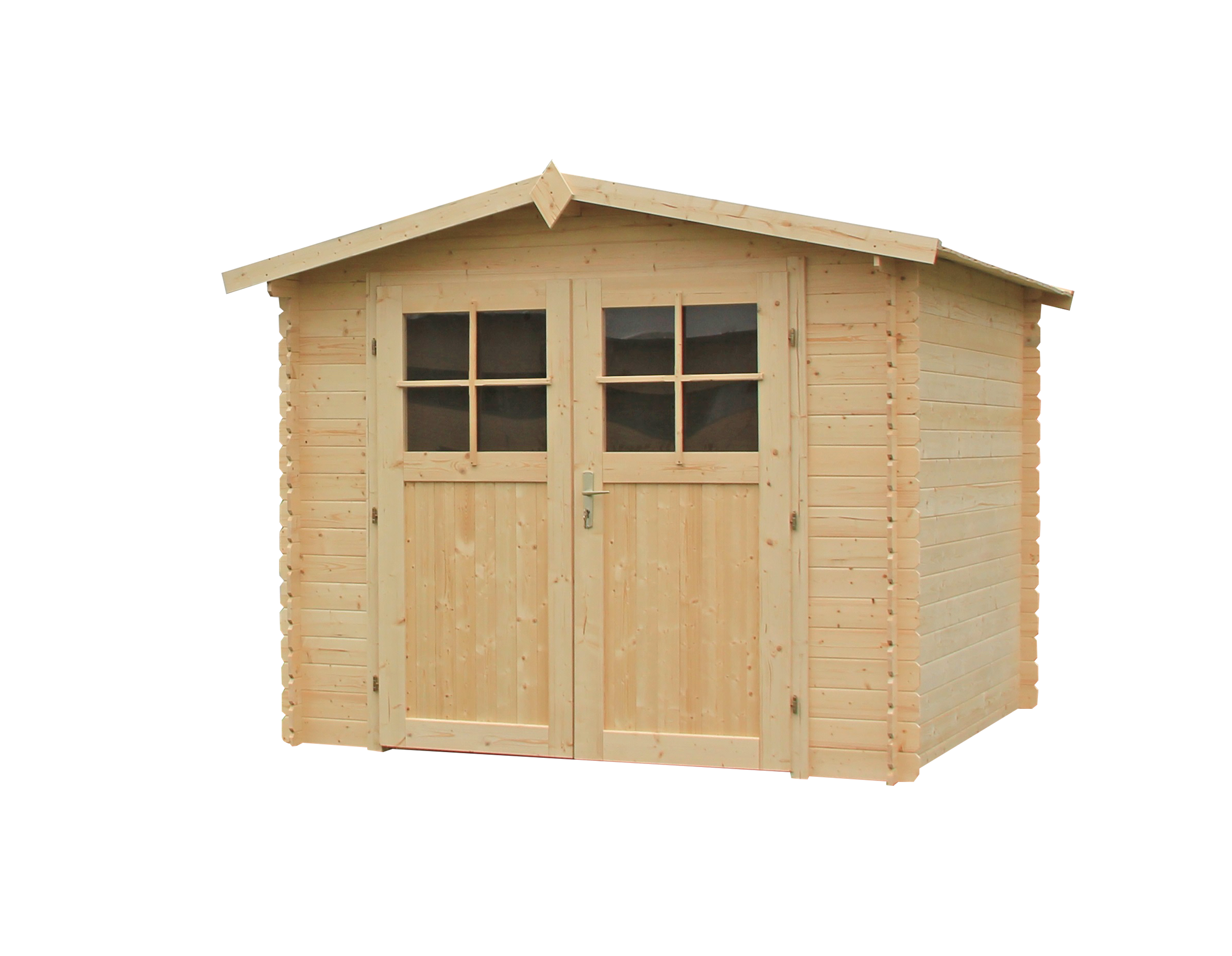 Domek narzędziowy drewniany Złoty Bis z podłogą 316x316x235cm Megiw