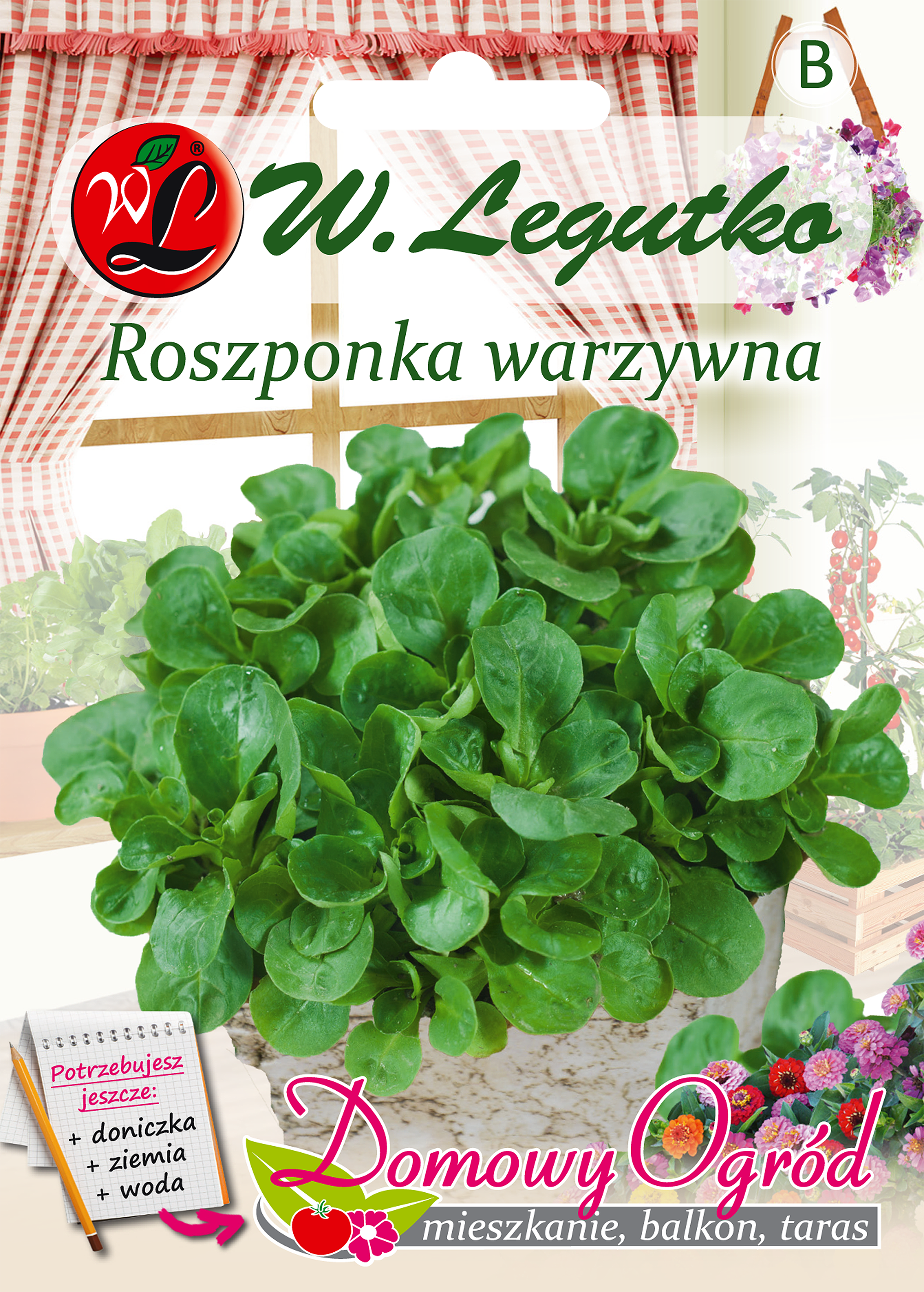 Roszponka warzywna nasiona tradycyjne W.Legutko