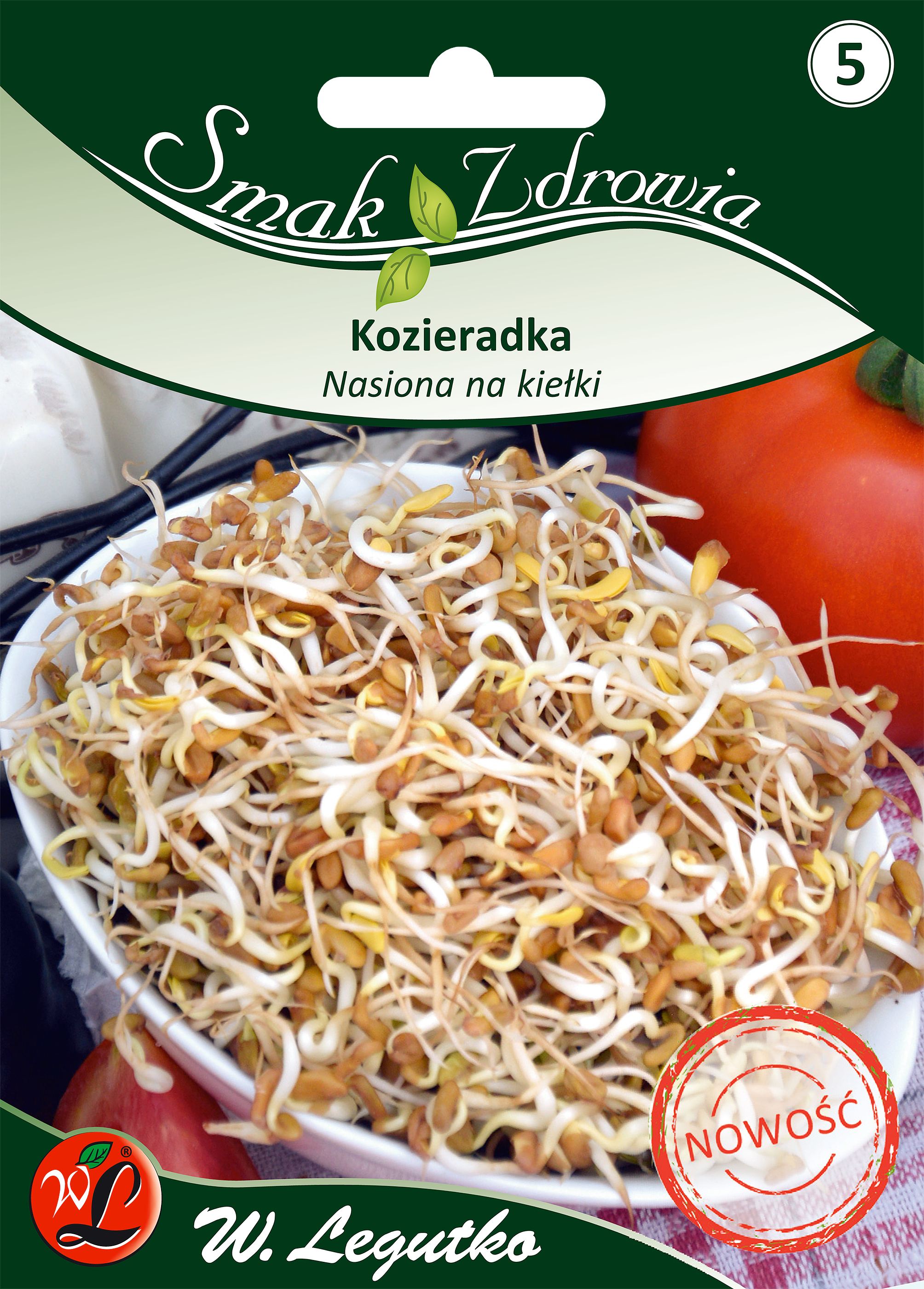 Kozieradka nasiona na kiełki 20g W. Legutko