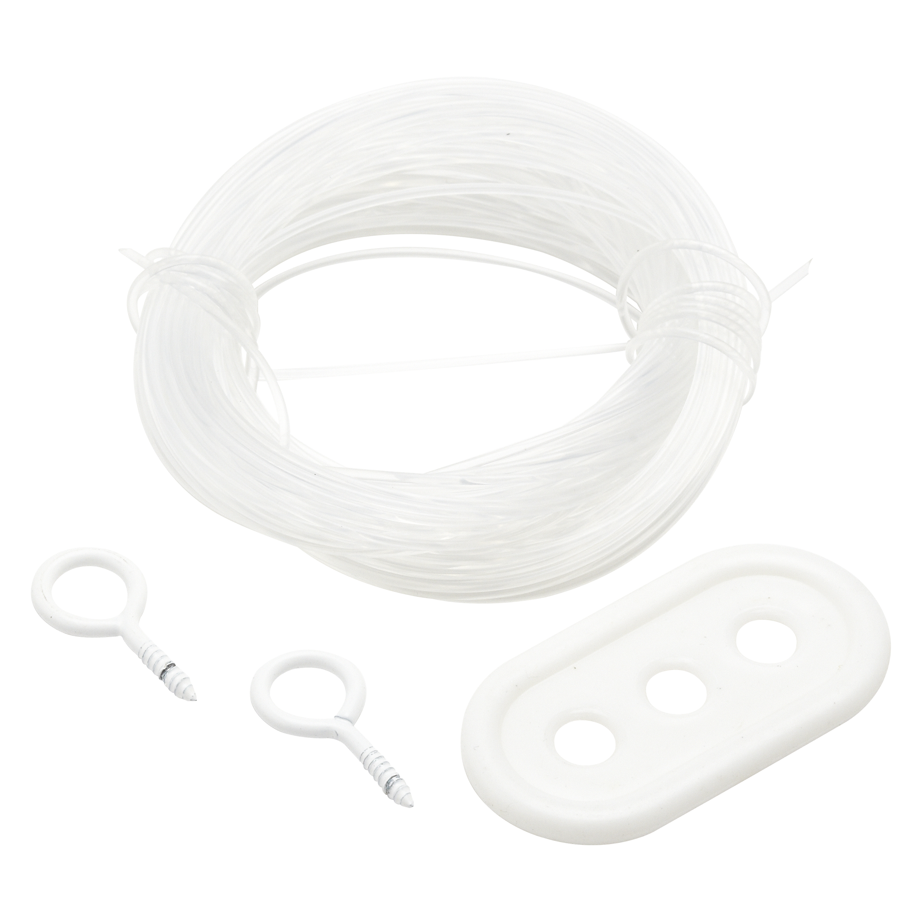 Żyłka nylonowa 3 kg 1 mm x 10 m biała z mocowaniem