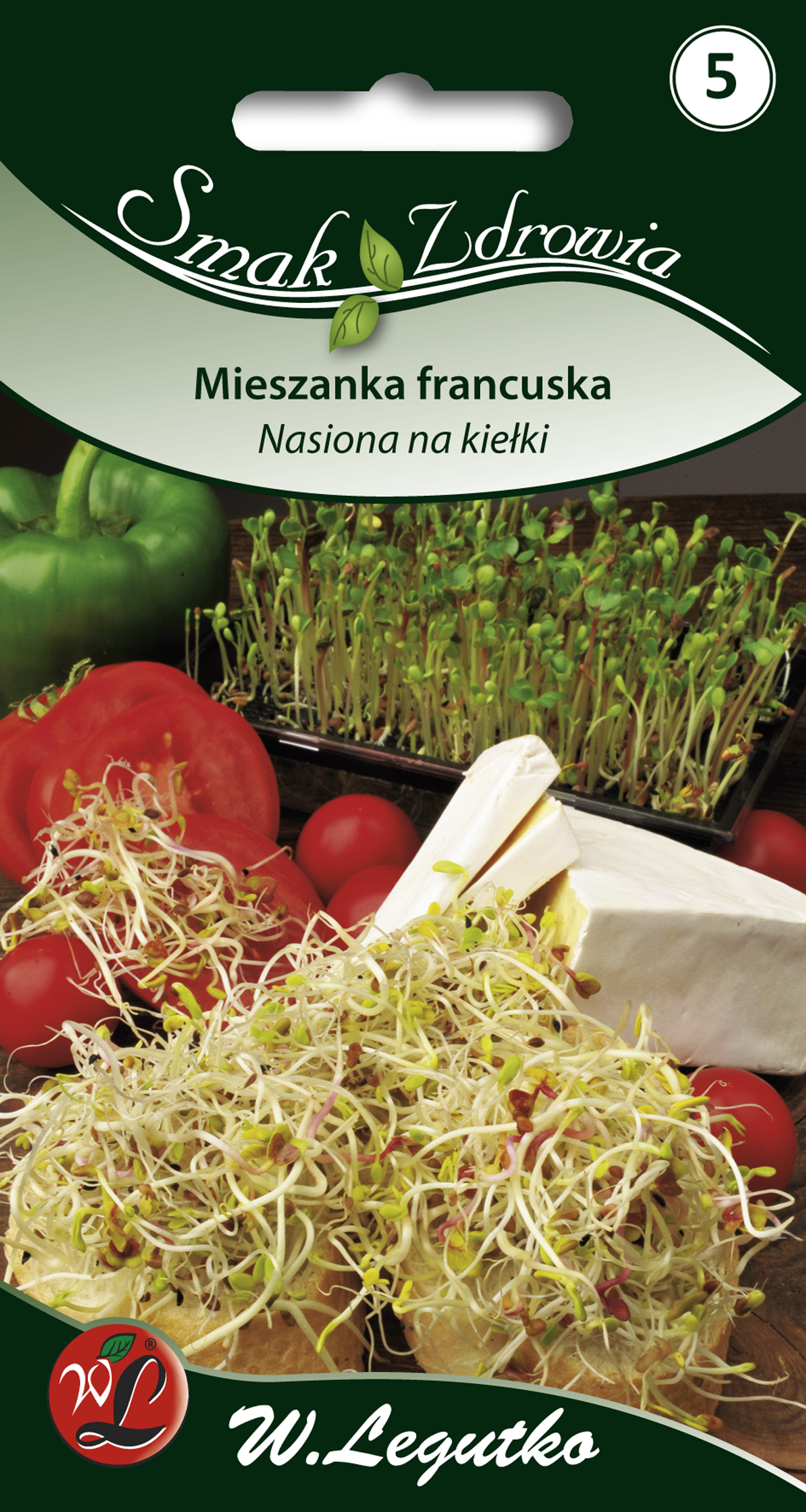 Mieszanka Francuska nasiona na kiełki 20g W. Legutko