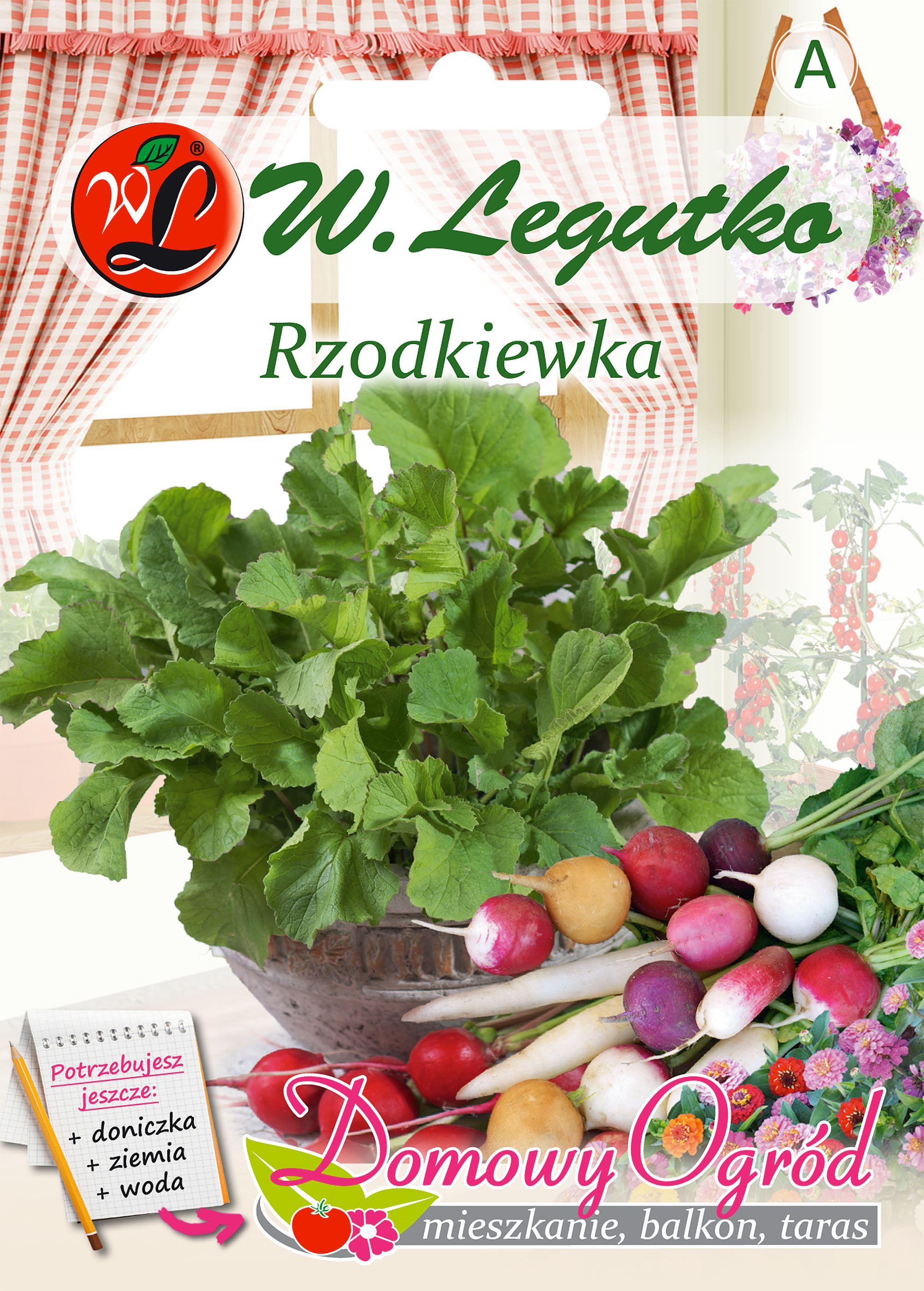 Rzodkiewka mieszanka odmian nasiona 10g W. Legutko