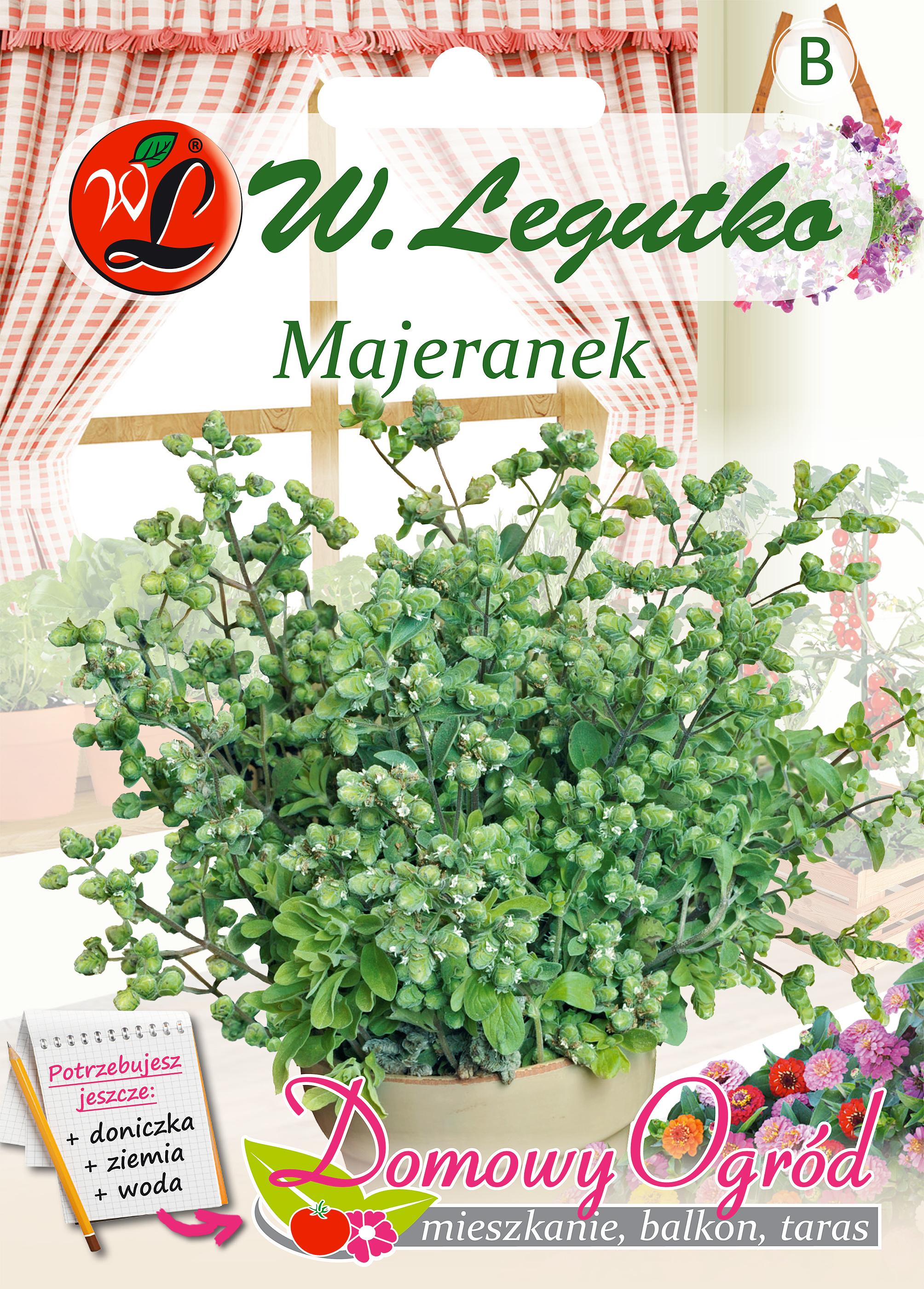 Majeranek Lebiotka nasiona tradycyjne W. Legutko
