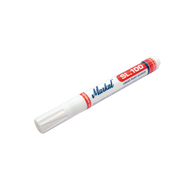 Marker z tuszem niezmywalnym SL 100 BIAŁY MARKAL