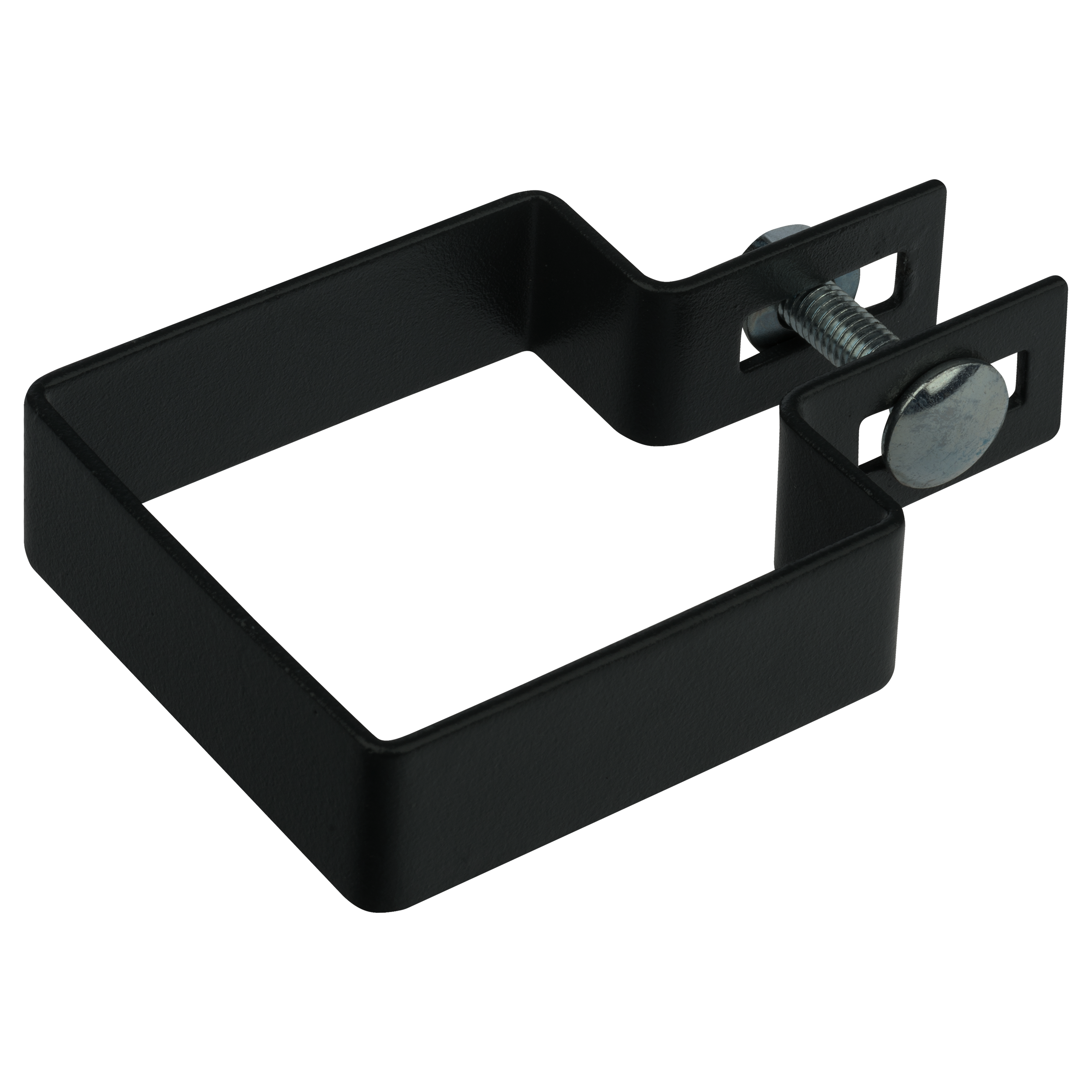 Obejma końcowa 70x70 mm czarna Polbram