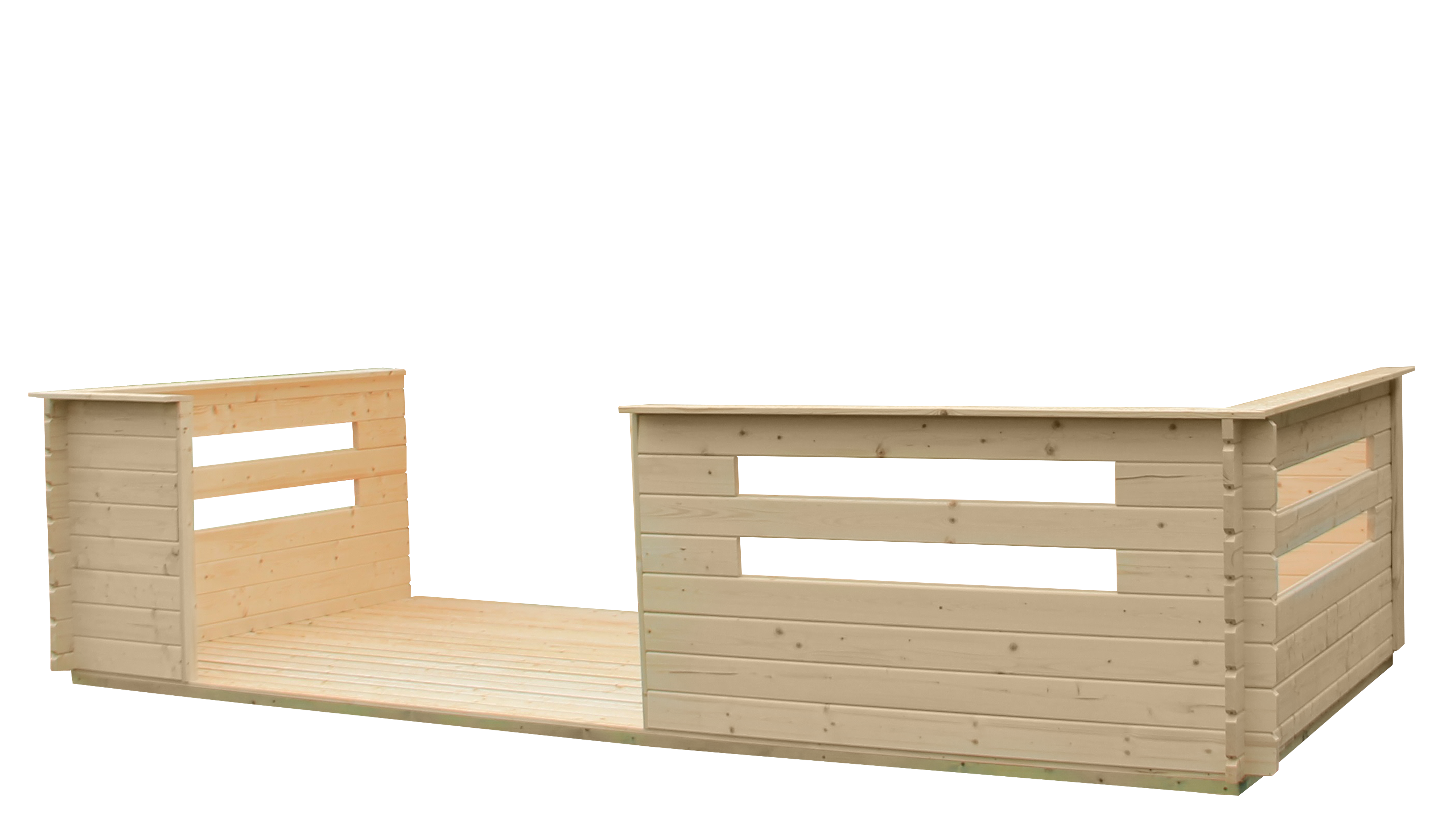 Taras do domku narzędziowego Gaudio 366x205 cm 7.2 m2 Megiw