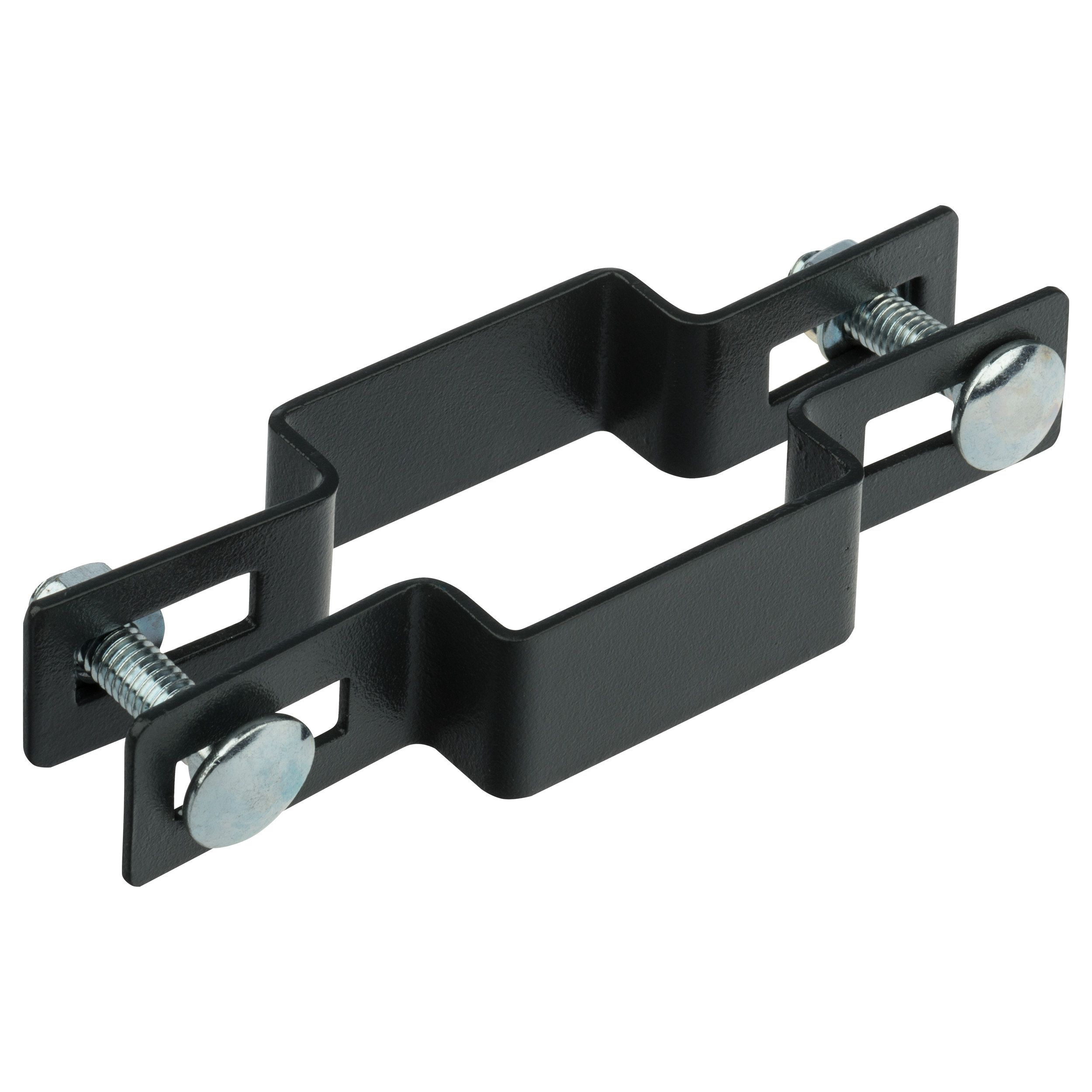Obejma przelotowa 50x50 mm czarna Polbram