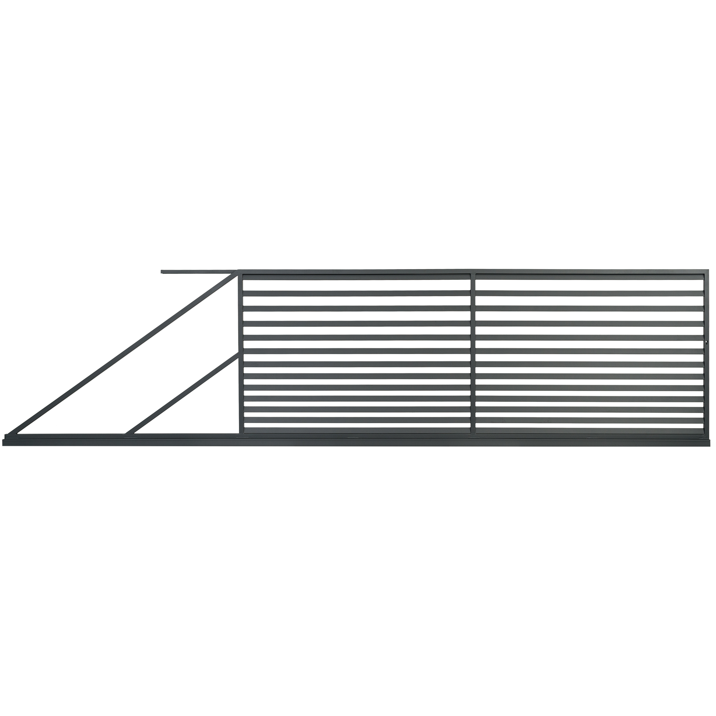 Brama przesuwna automatyczna Bali II 4x1.5 m Lewa automat Polbram