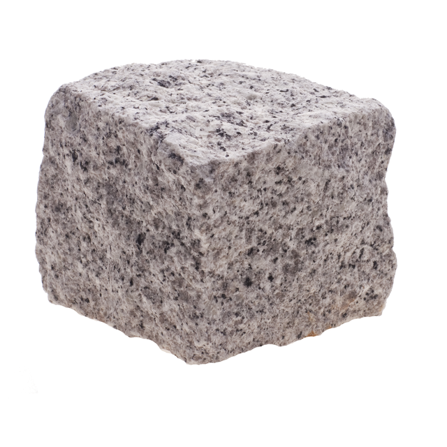 Kostka brukowa nieregularna granitowo-szara gr.od 8 do 11 cm