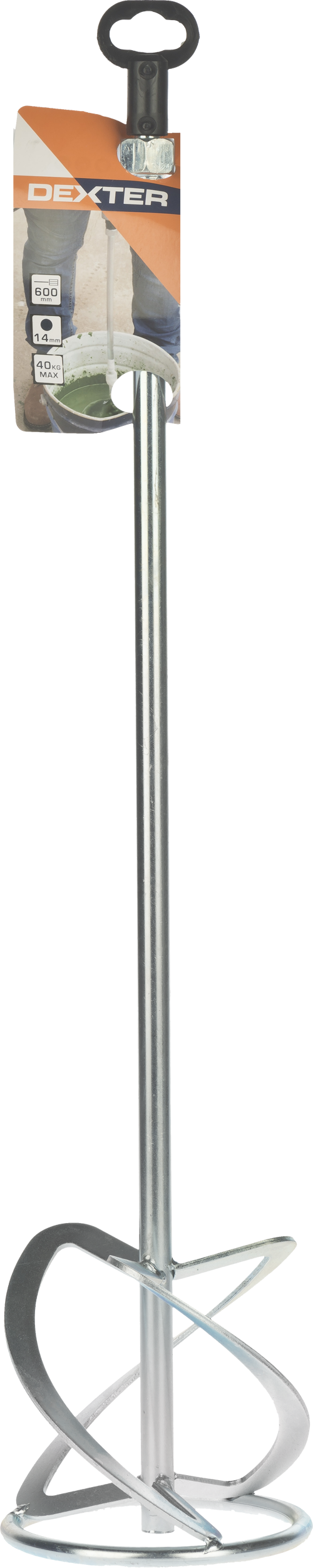 Mieszadło budowlane M14 600 x 130 mm DEXTER - 2