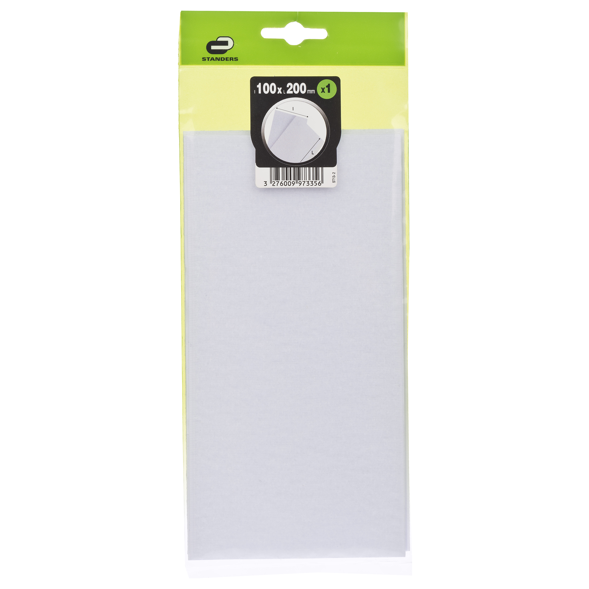 Rzep 200 x 100 mm biały Standers