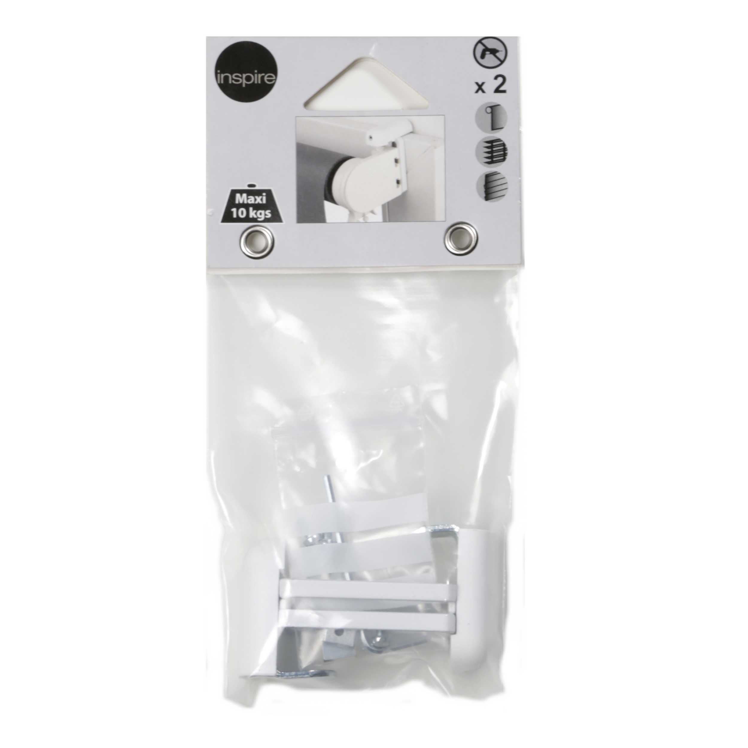 Suporte de fixação max 10kg branco Inspire - 6
