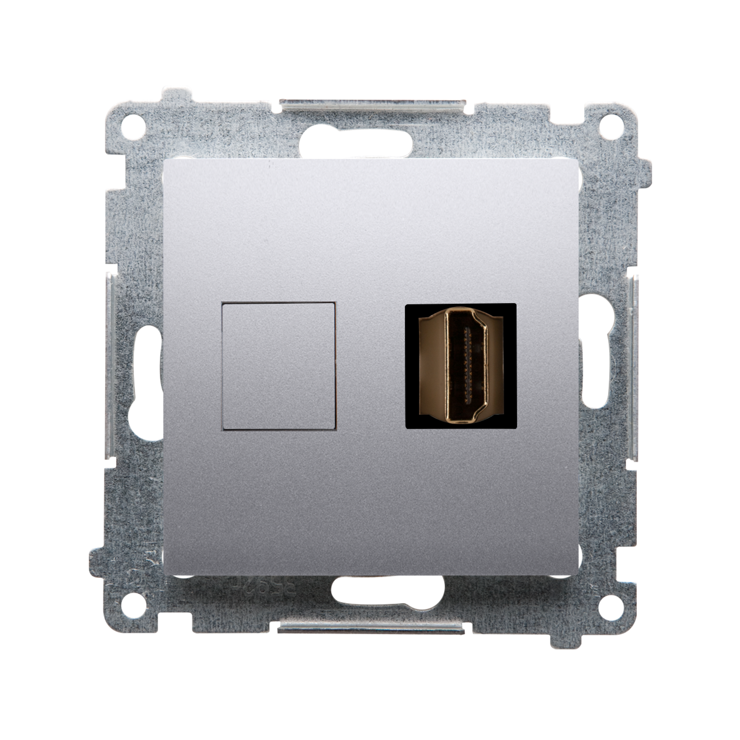 Gniazdo HDMI pojedyncze SIMON 54 PREMIUM Srebrny KONTAKT SIMON