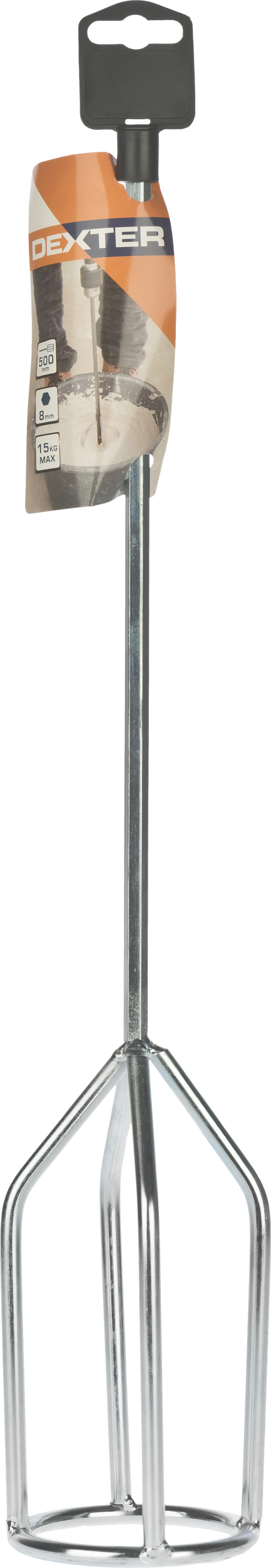Mieszadło do zapraw gipsowych HEX8 500 x 90 mm DEXTER - 2