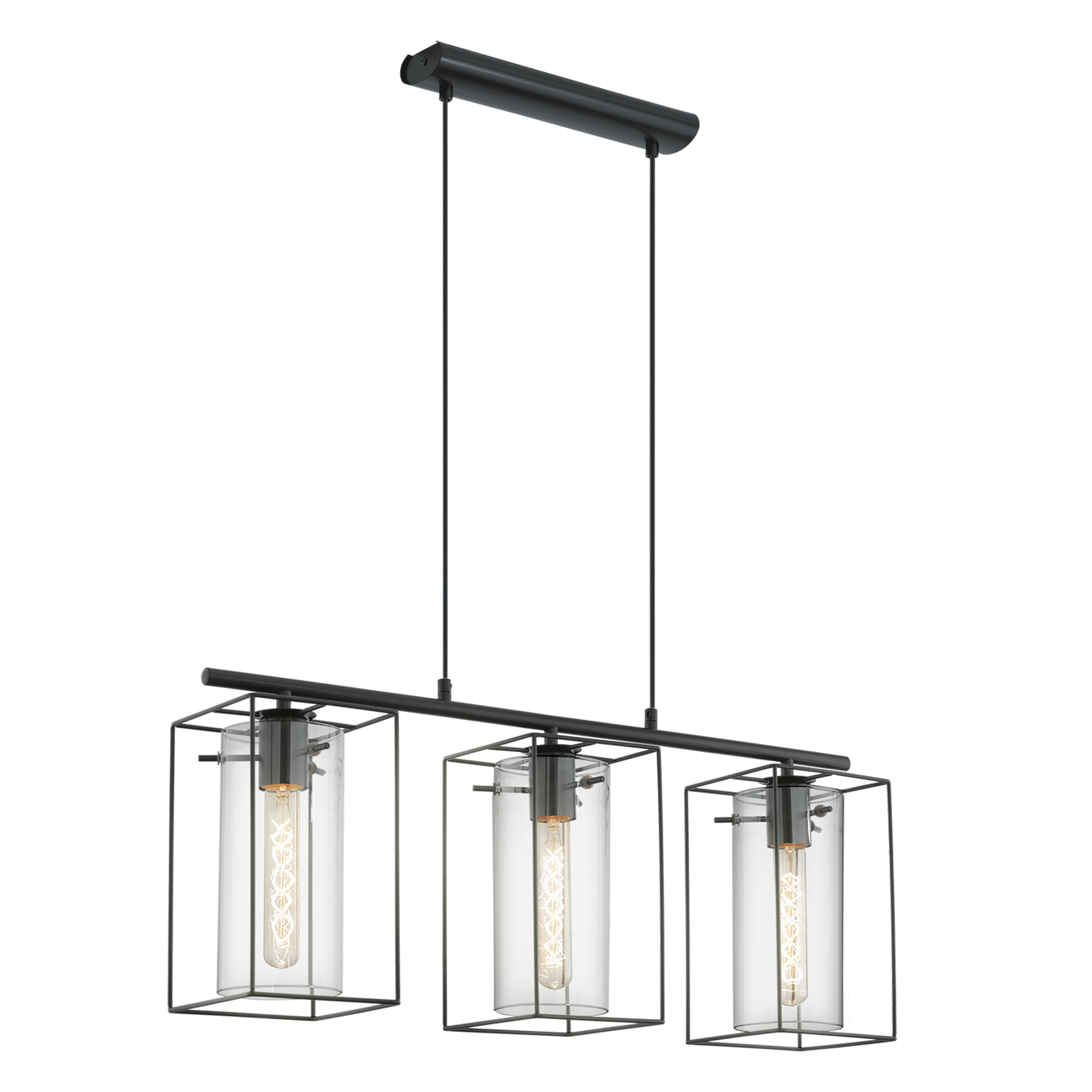 Lampa wisząca Loncino czarna E27 Eglo