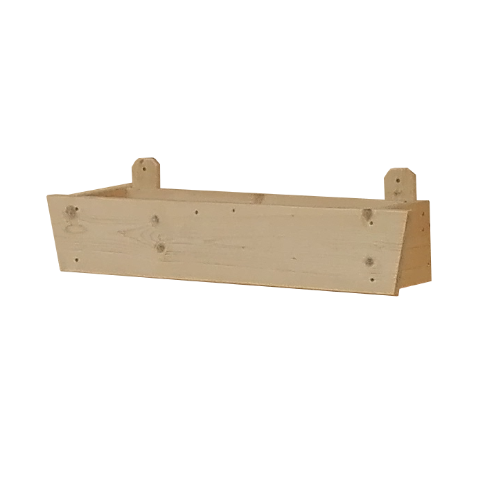 Donica montowana do domku narzędziowego 60x20 cm Megiw