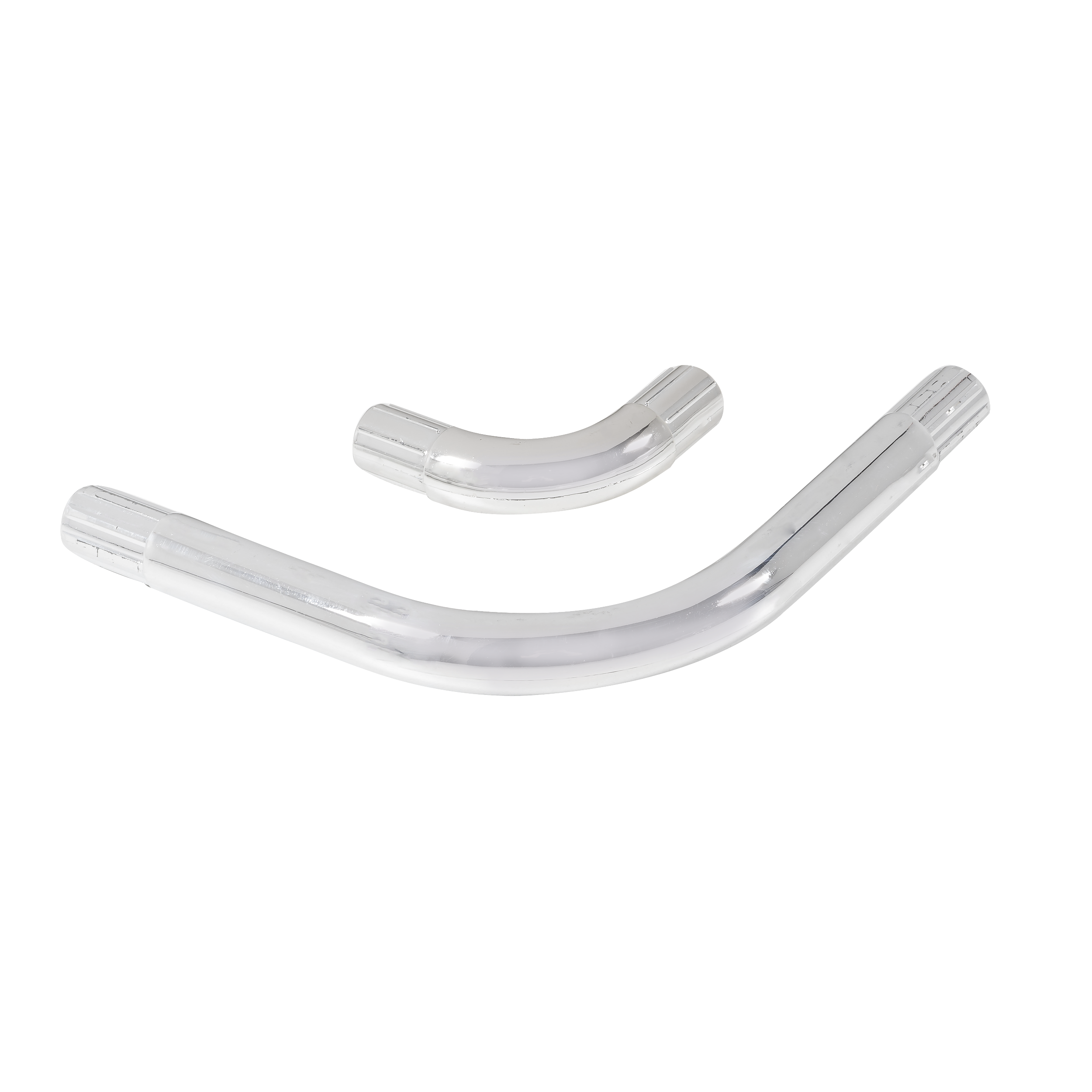 Barra cortina de baño angular cromo 80x90 cm