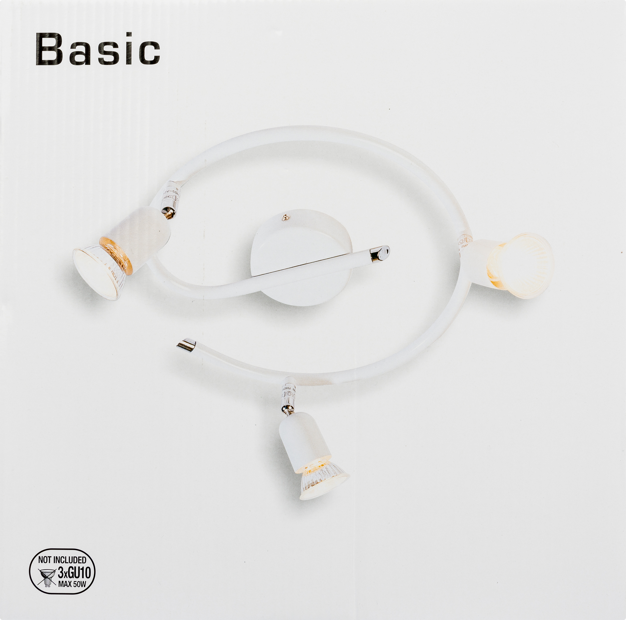 Spirala BASIC biały GU10 - 4