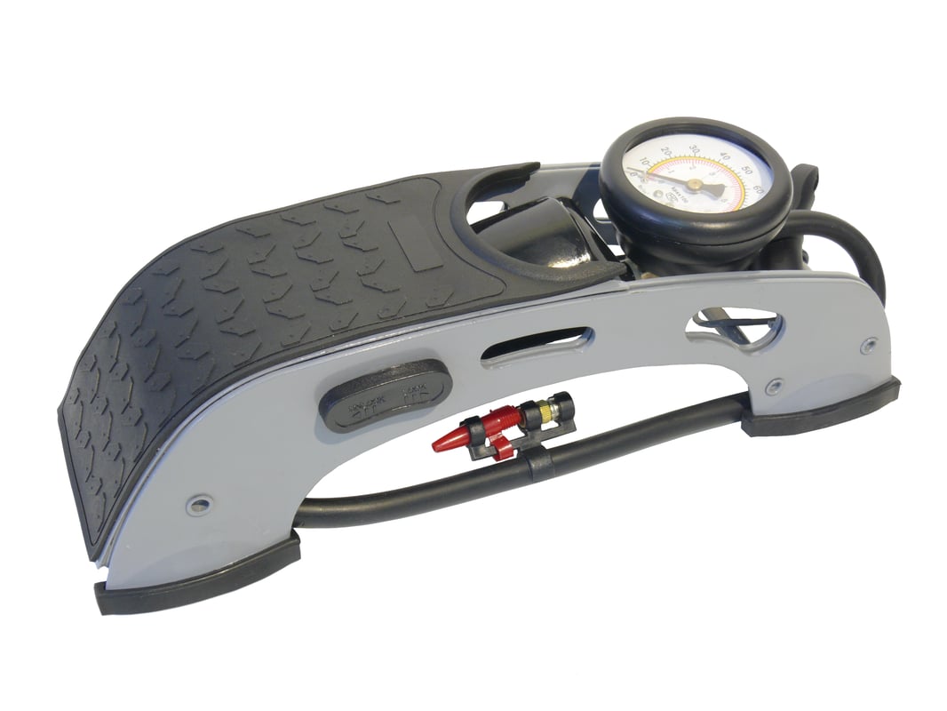 Pompka nożna z manometrem JEDNOTŁOKOWA AUTO-EXPERT