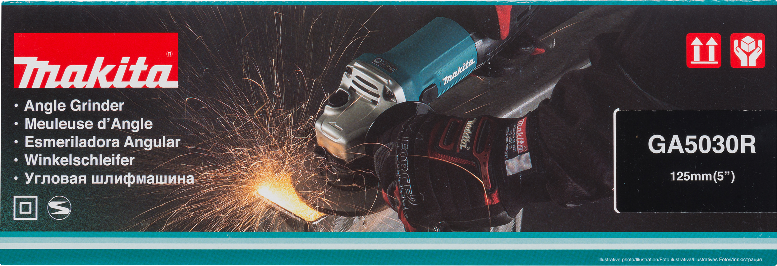 Szlifierka kątowa przewodowa 125 mm 720W GA5030R Makita - 4