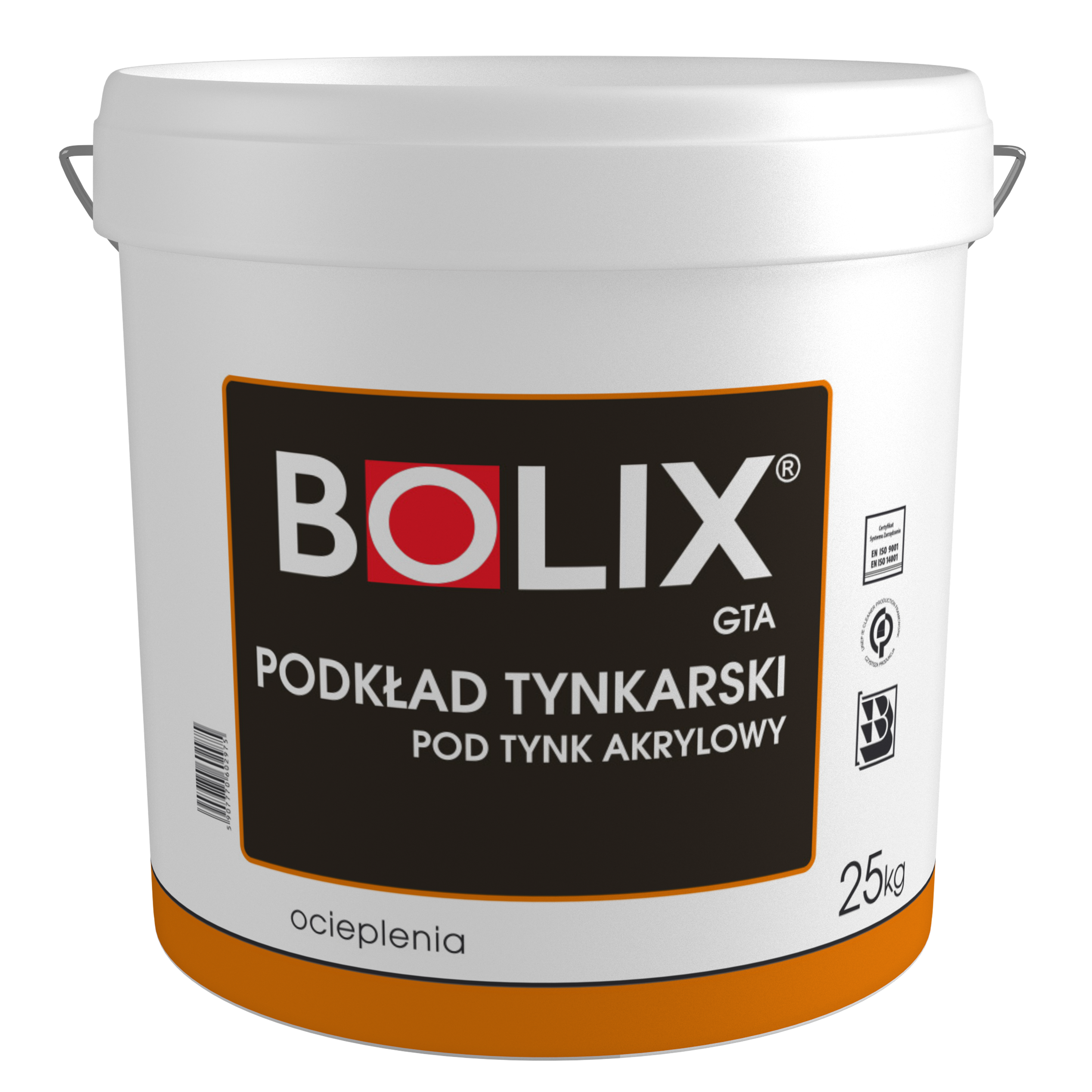Podkład pod tynk akrylowy GTA biały 25 kg BOLIX