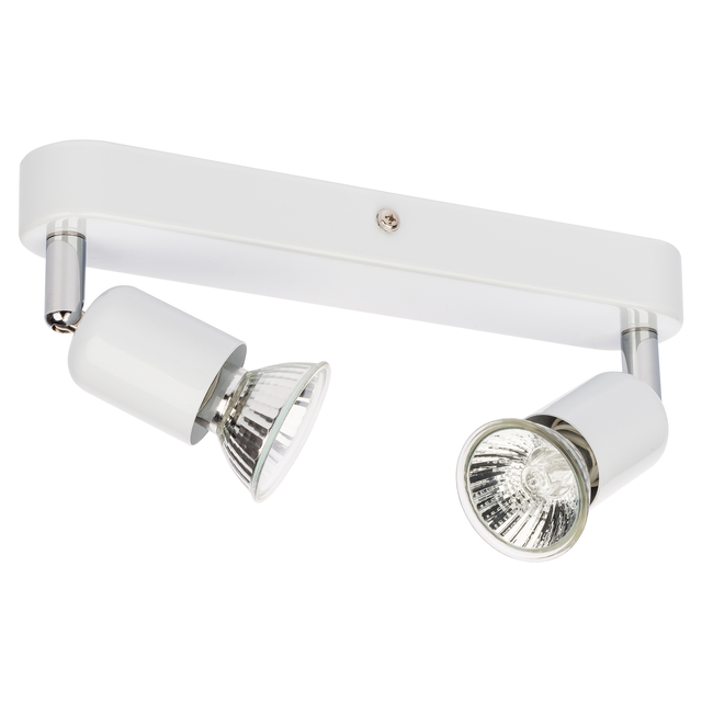 Foco 2 luces Basic s/t blanco