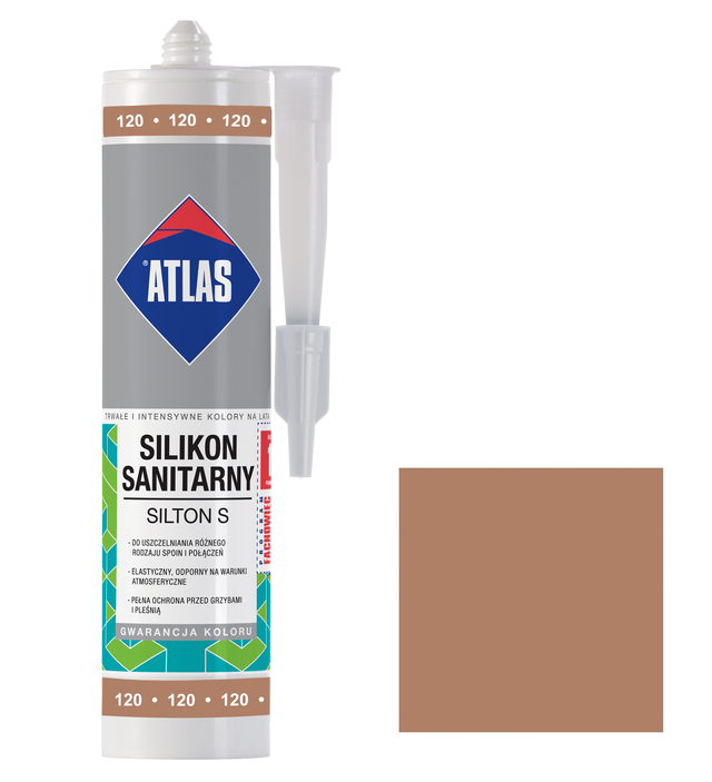 Silikon sanitarny  120 280 ml Toffi Atlas