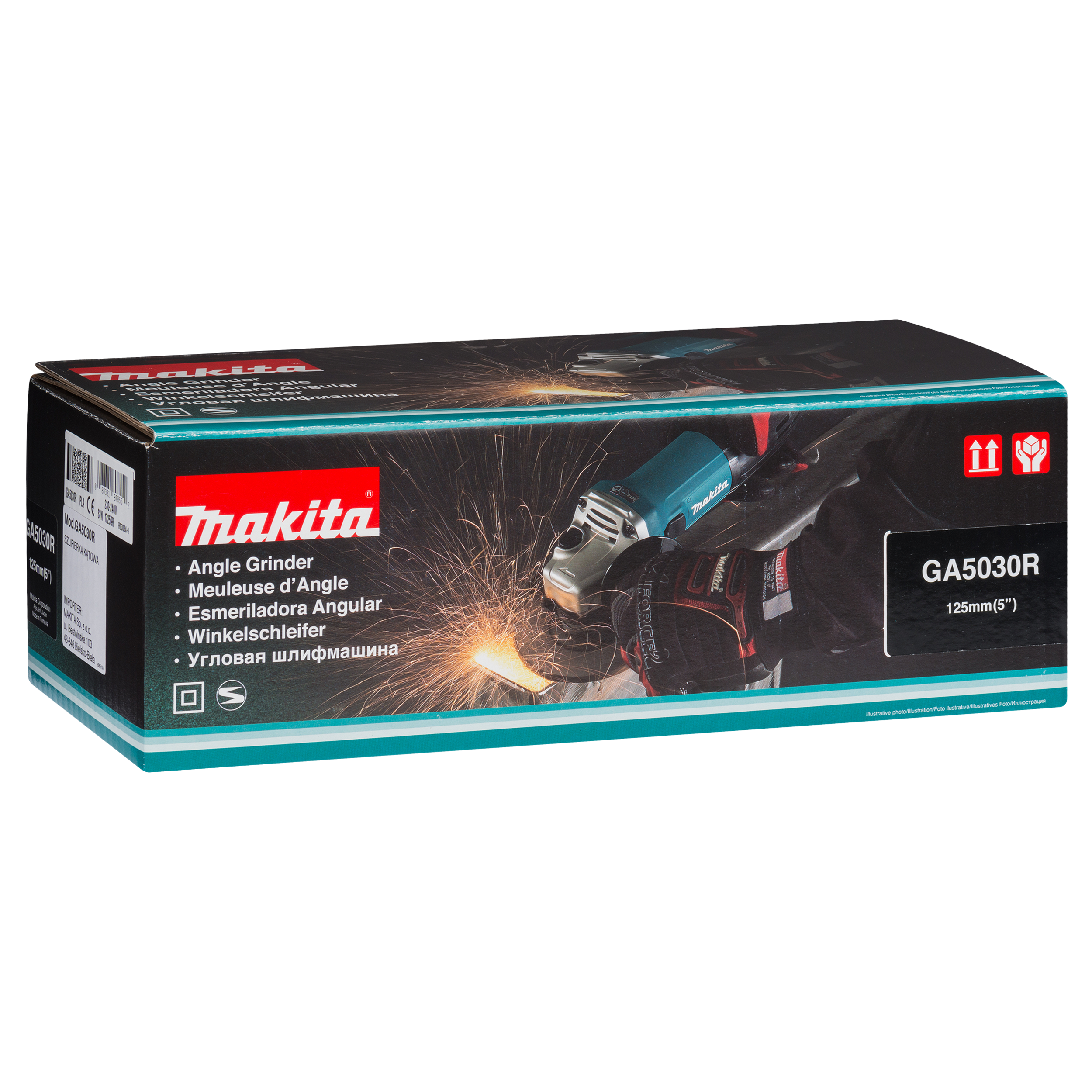 Szlifierka kątowa przewodowa 125 mm 720W GA5030R Makita - 3