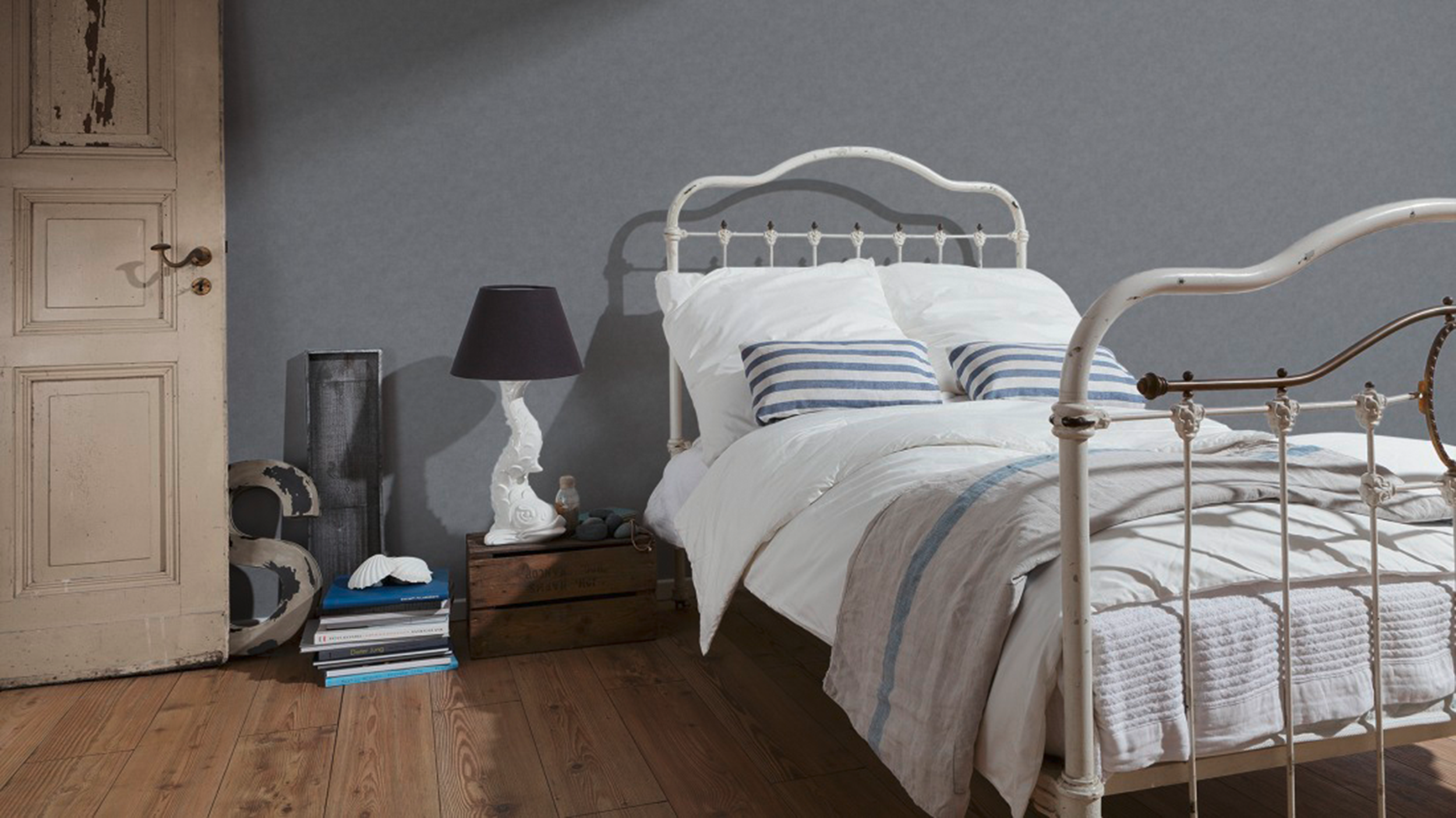 Tapeta Elegance szara winylowa na flizelinie - 2