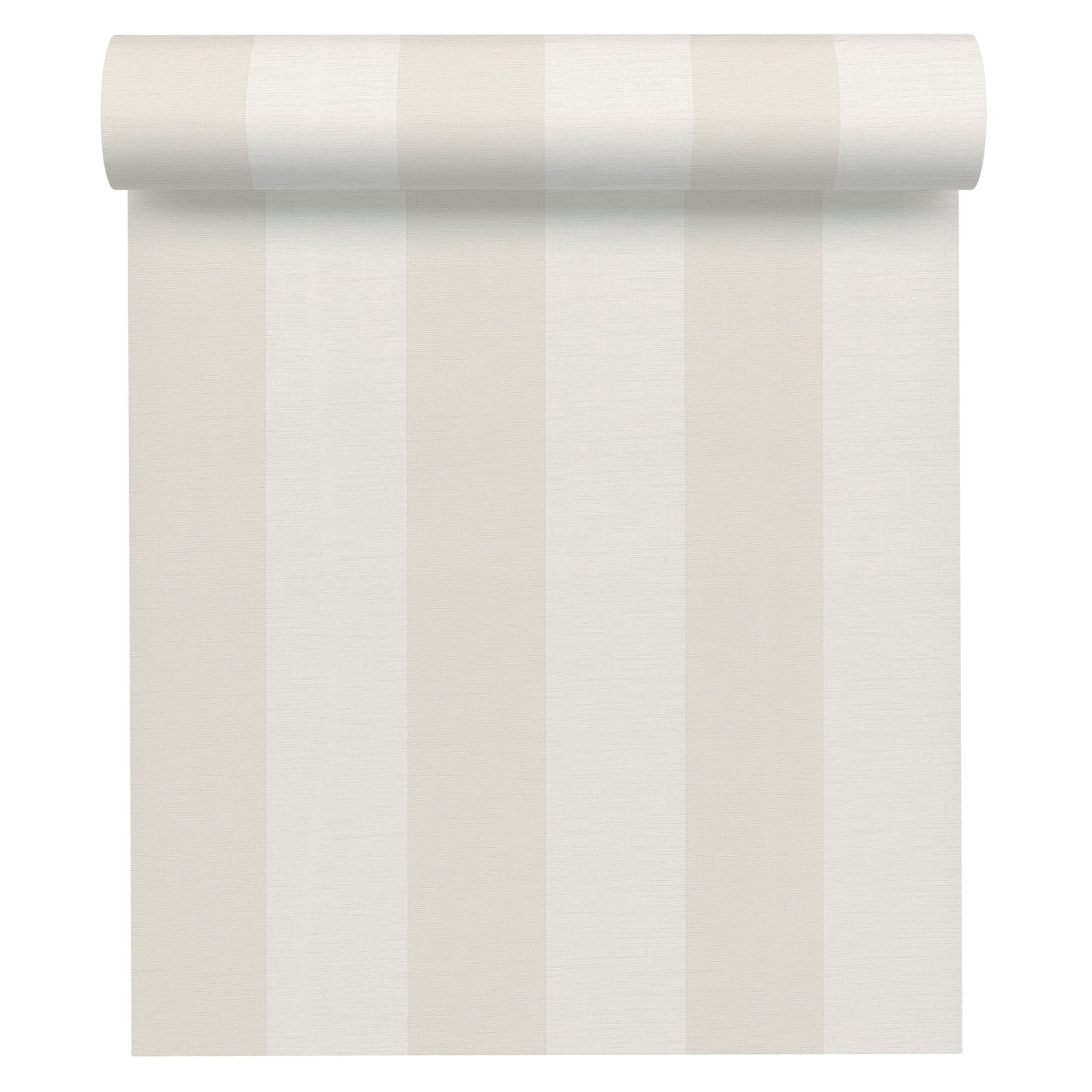 Tapeta w pasy Liberte biało-beżowa winylowa na flizelinie