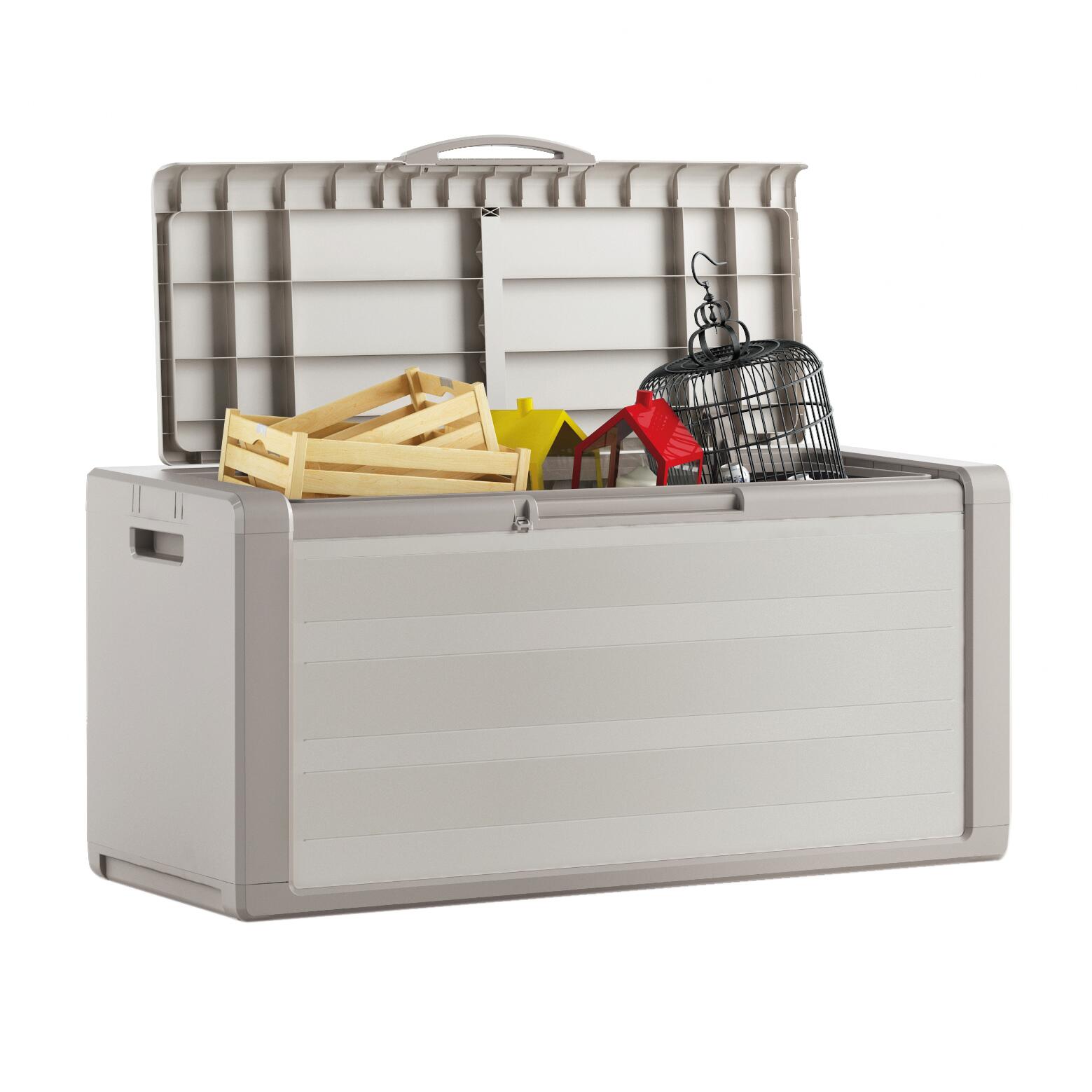 Baule KETER Gulliver in polipropilene beige L 118 x H 55 x P 49 cm - 3