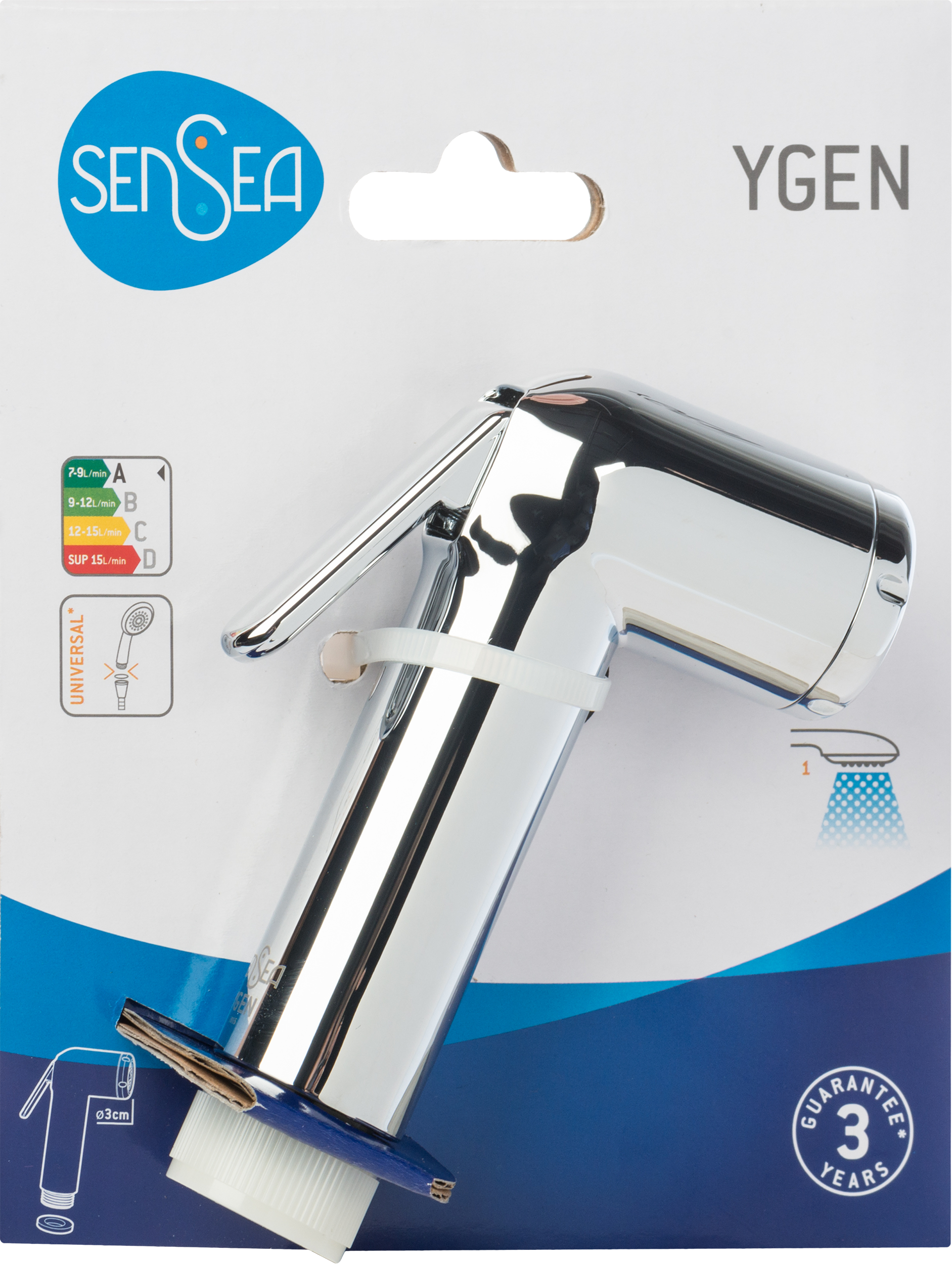 Słuchawka bidetowa YGEN 1-funkcyjna Sensea - 4