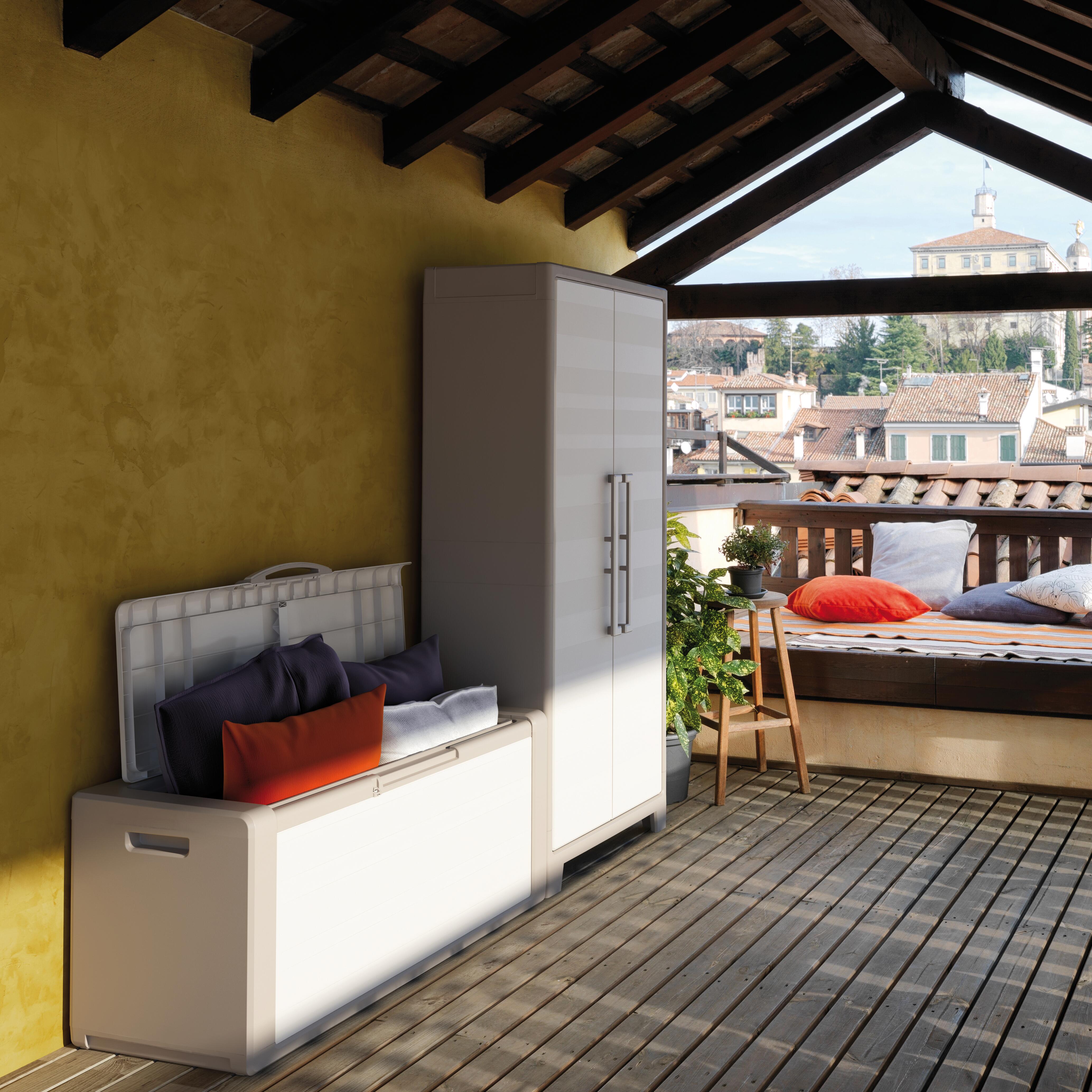 Baule KETER Gulliver in polipropilene beige L 118 x H 55 x P 49 cm - 2