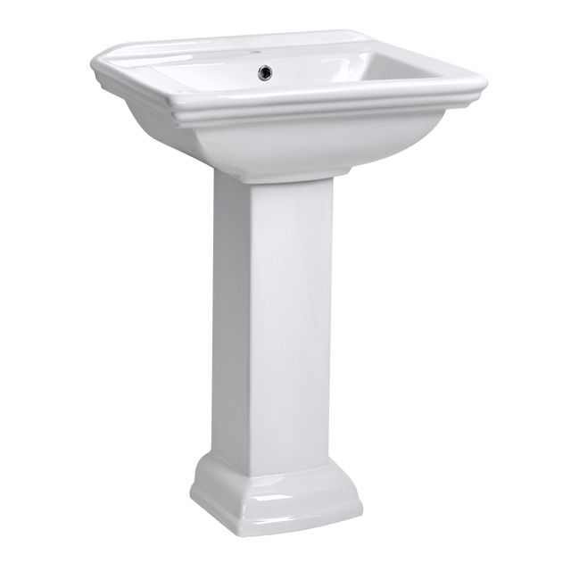 Umywalka ceramiczna z postumentem Kleopatra 60 x 47 Z/O Novoterm
