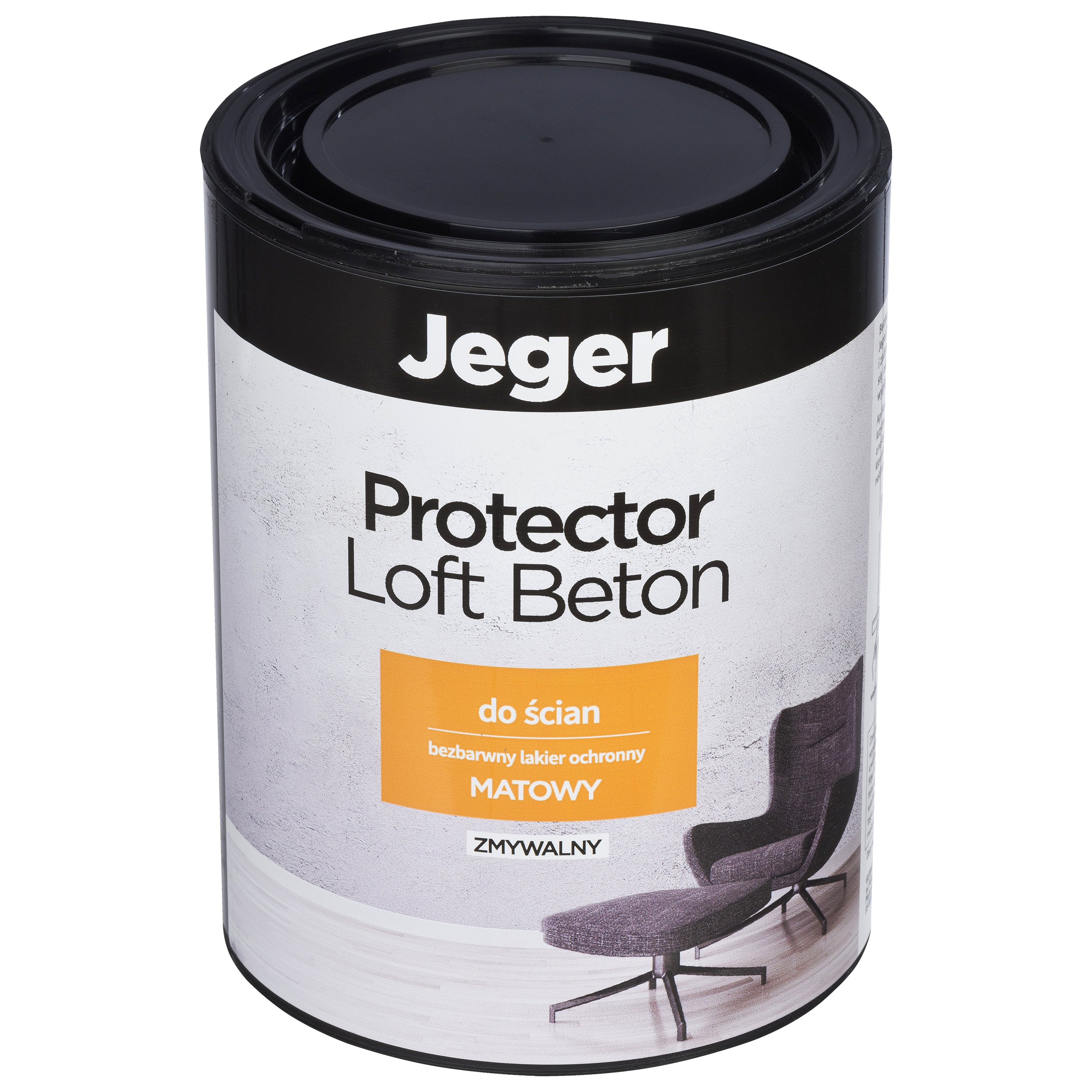 Lakier PROTECTOR LOFT BETON 1 l Matowy Zmywalny JEGER