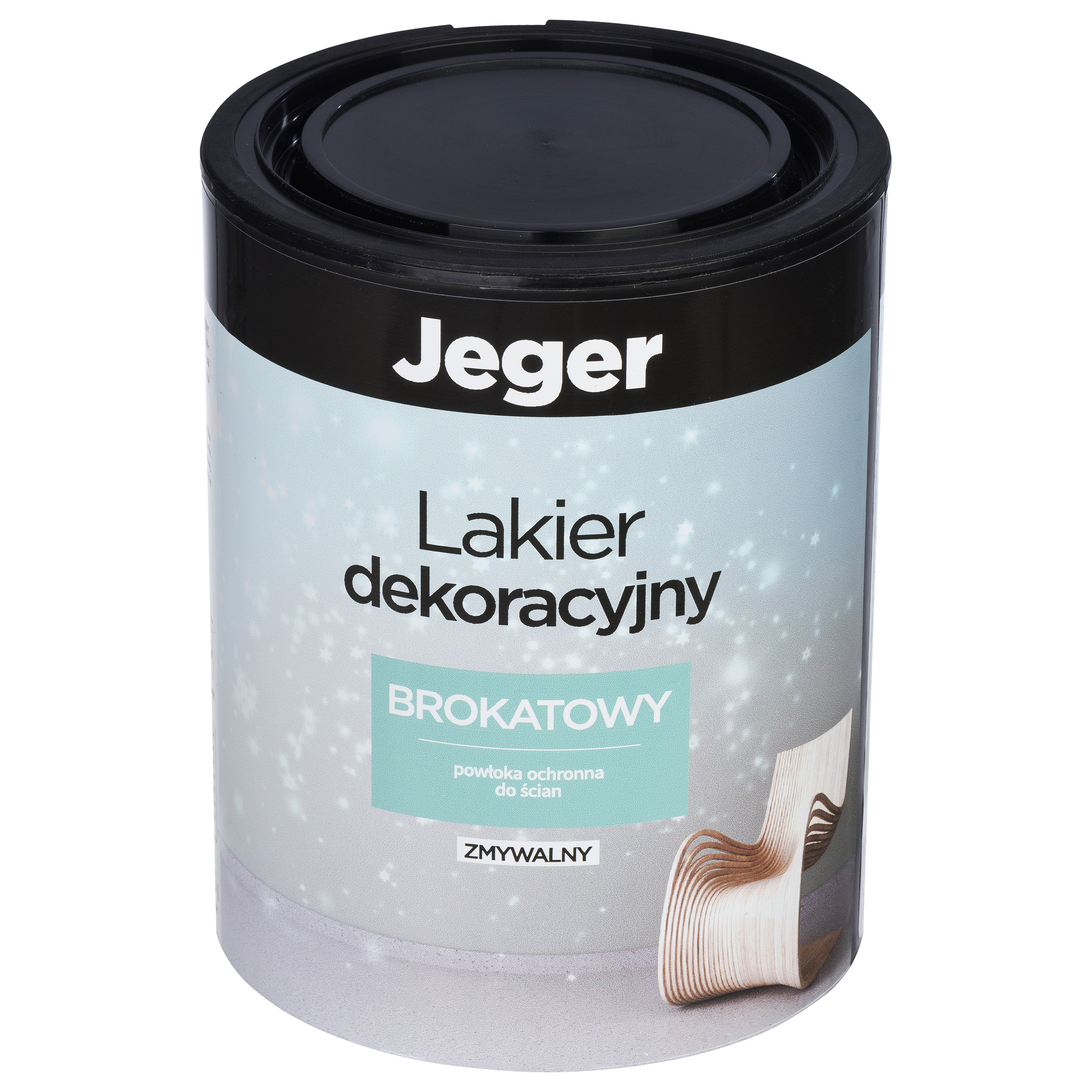 Lakier dekoracyjny BROKATOWY 0.75 l Zmywalny JEGER