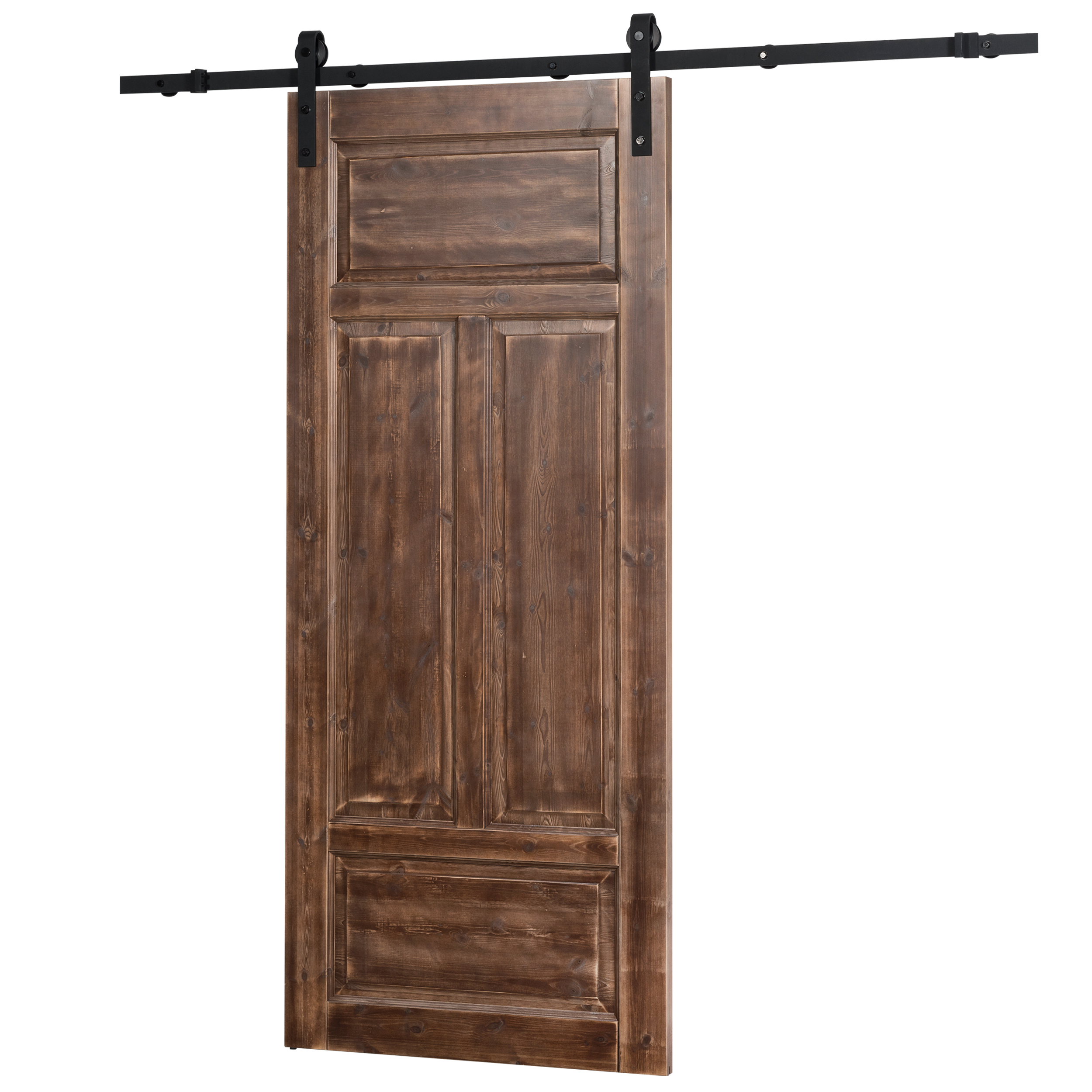 System przesuwny naścienny do drzwi przesuwnych Loft Czarny - 7